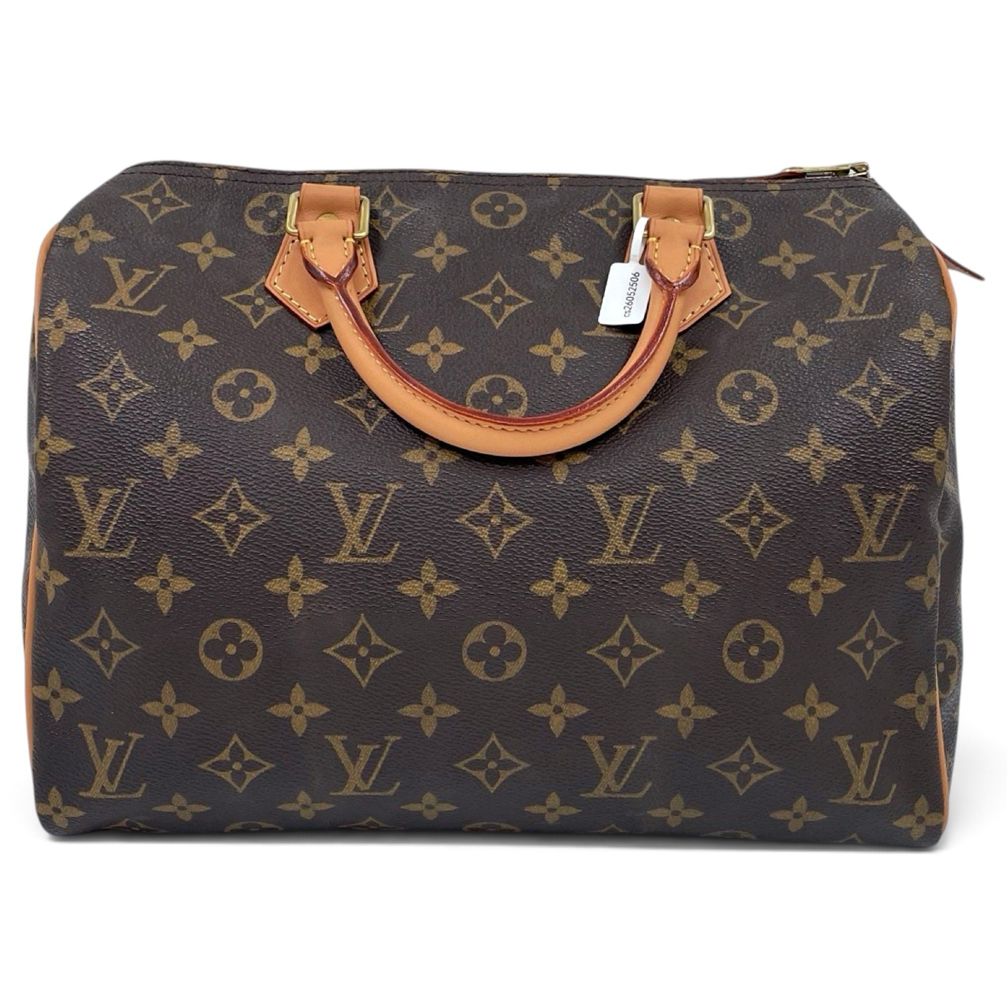 Speedy leather handbag