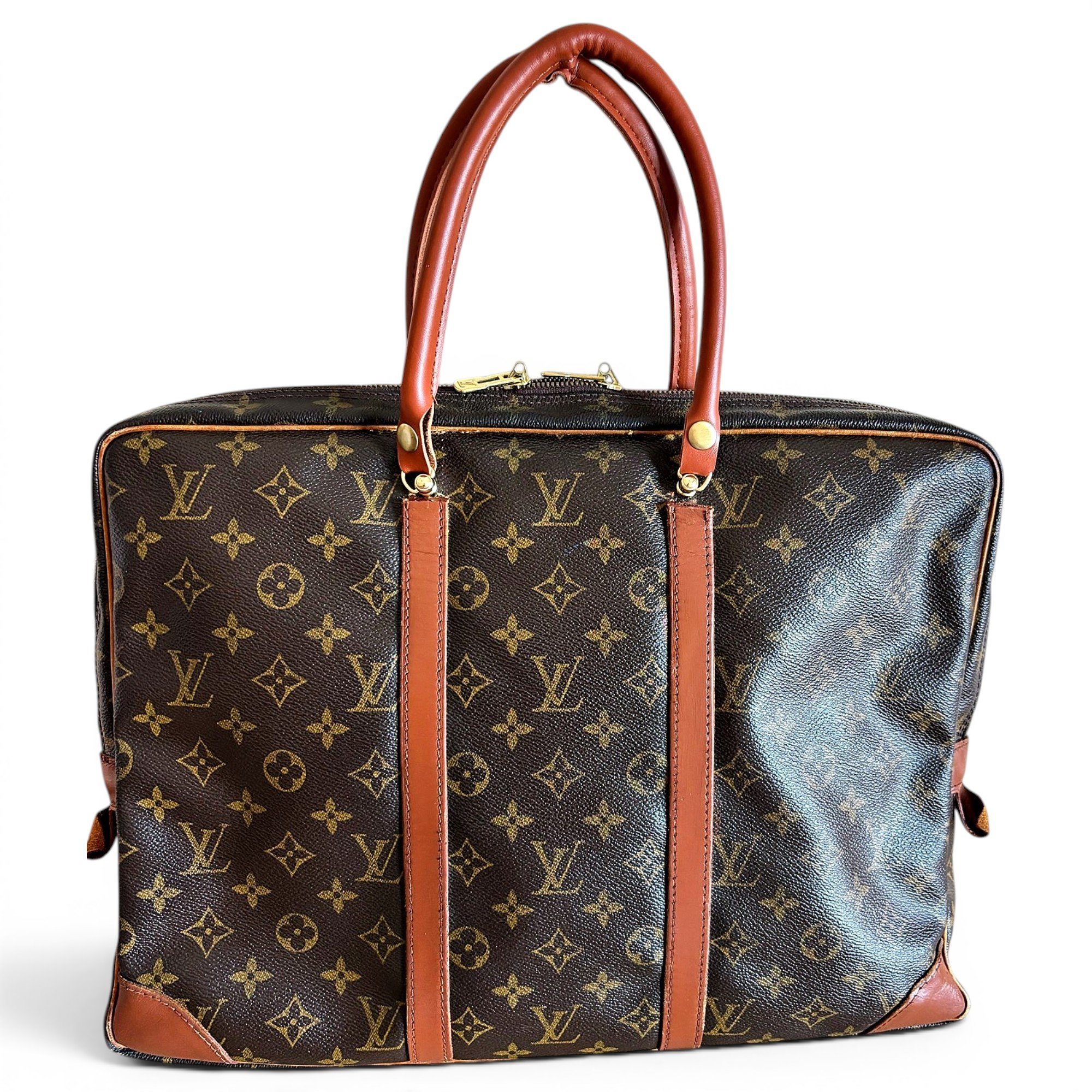 Leather tote