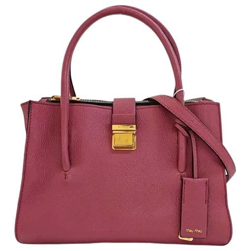 Leather handbag