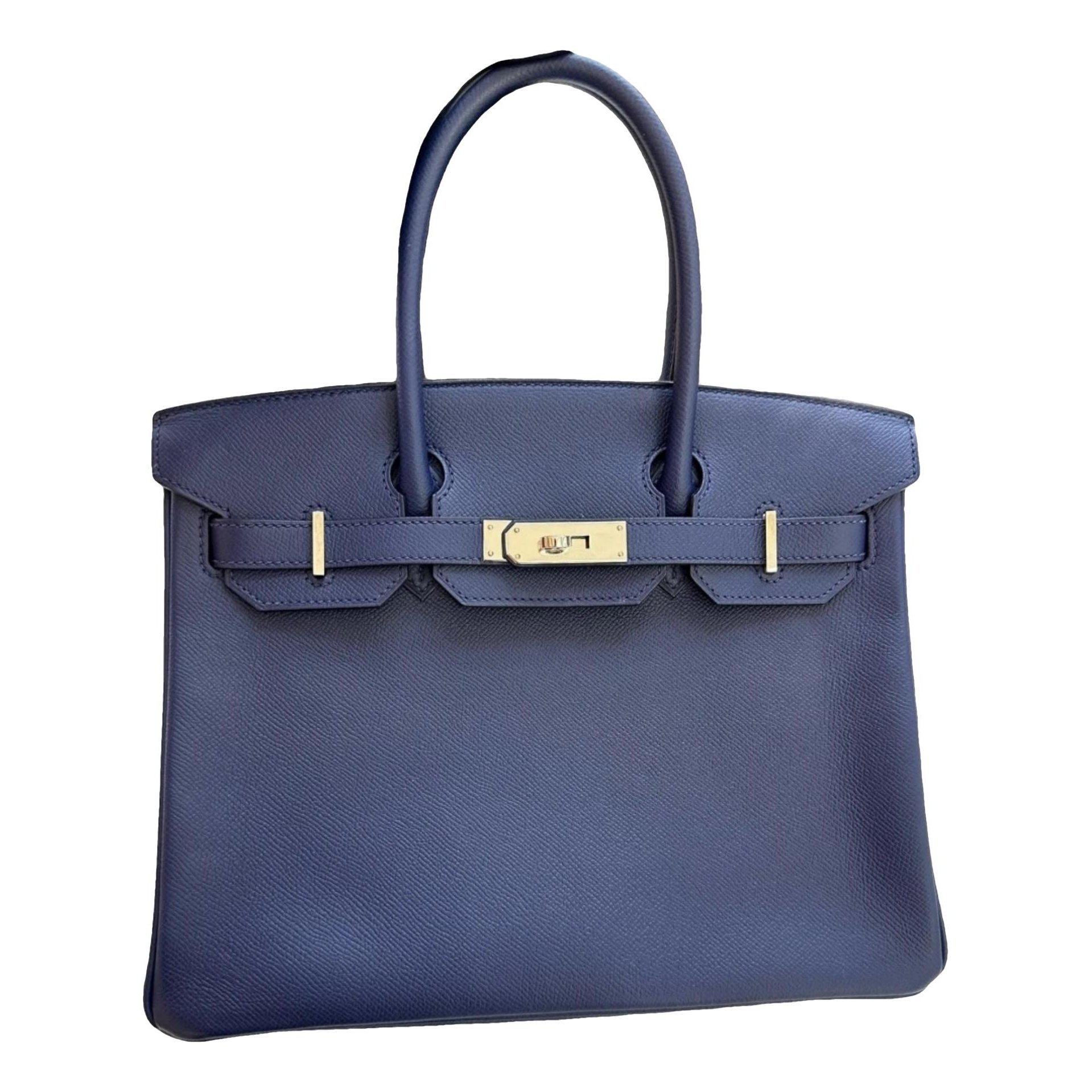 Birkin 30 leather handbag