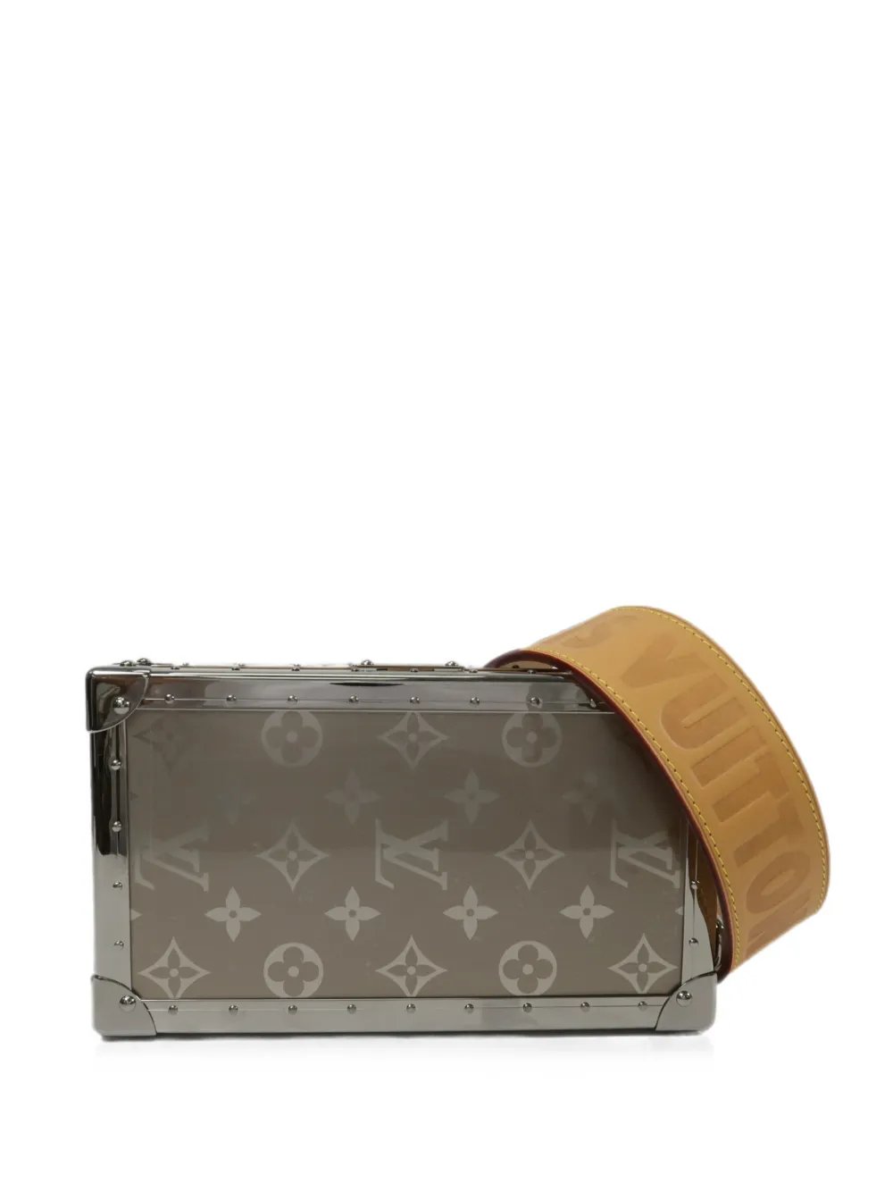 2018 Monogram Titanium Trunk wallet shoulder bag