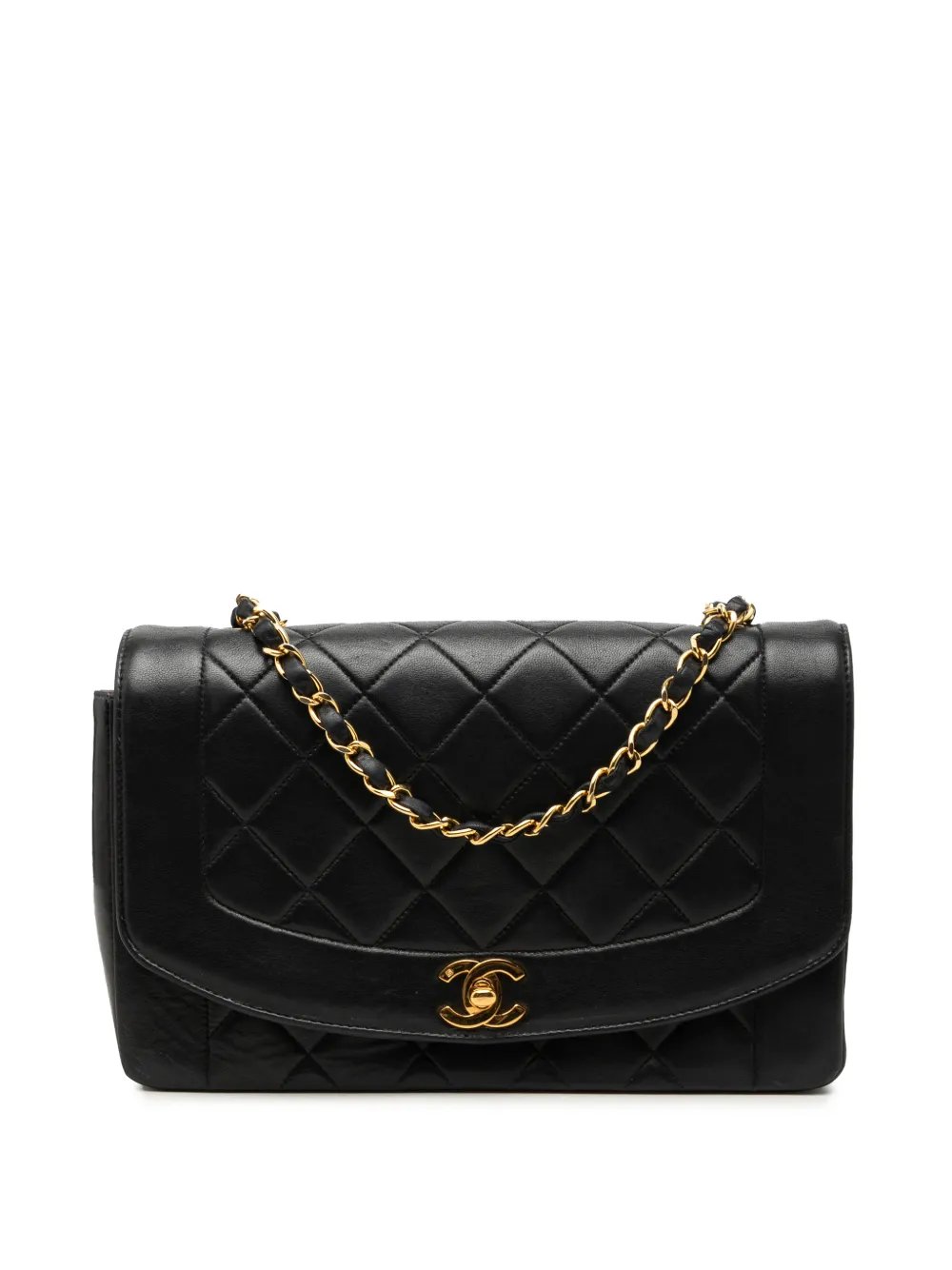 1991-1994 Medium Lambskin Diana Flap crossbody bag