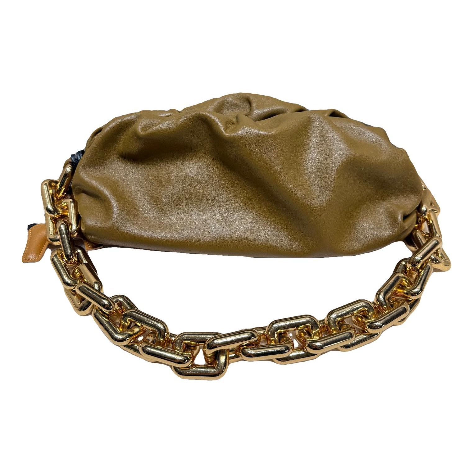 Chain Pouch leather handbag