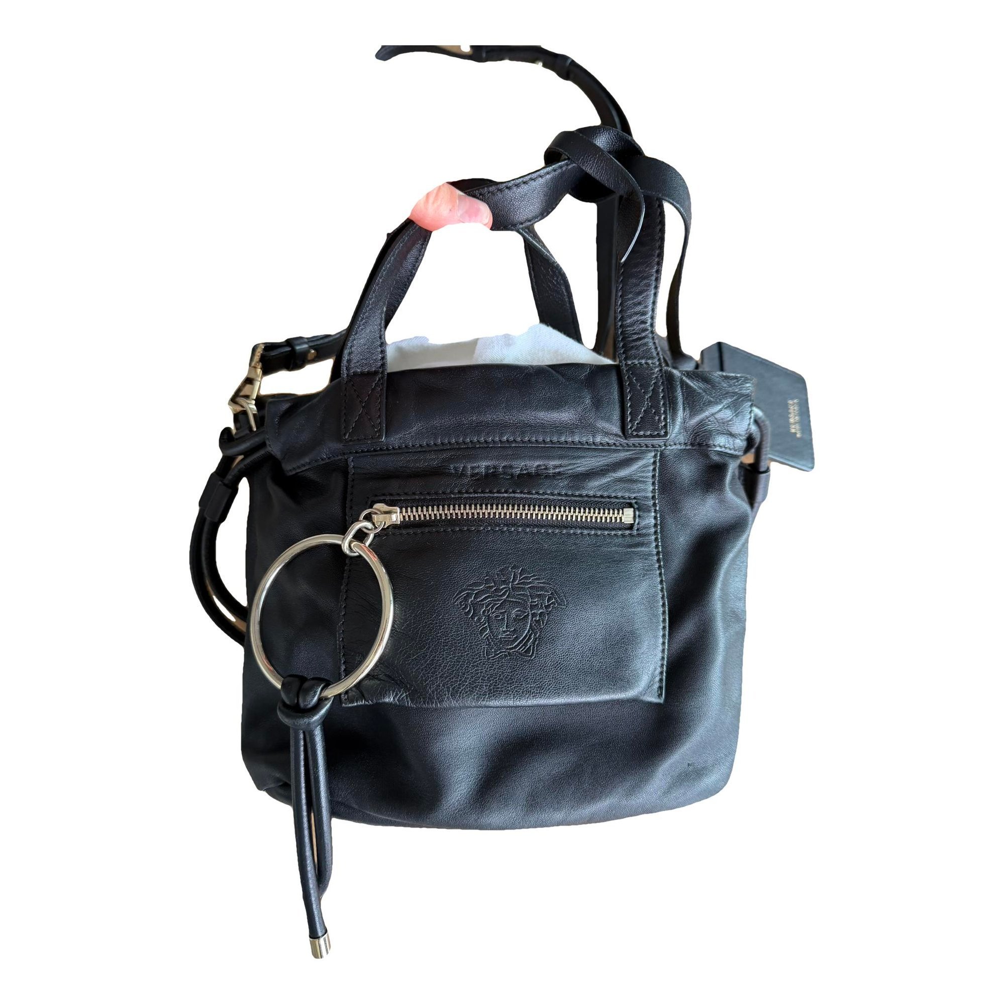 Leather handbag