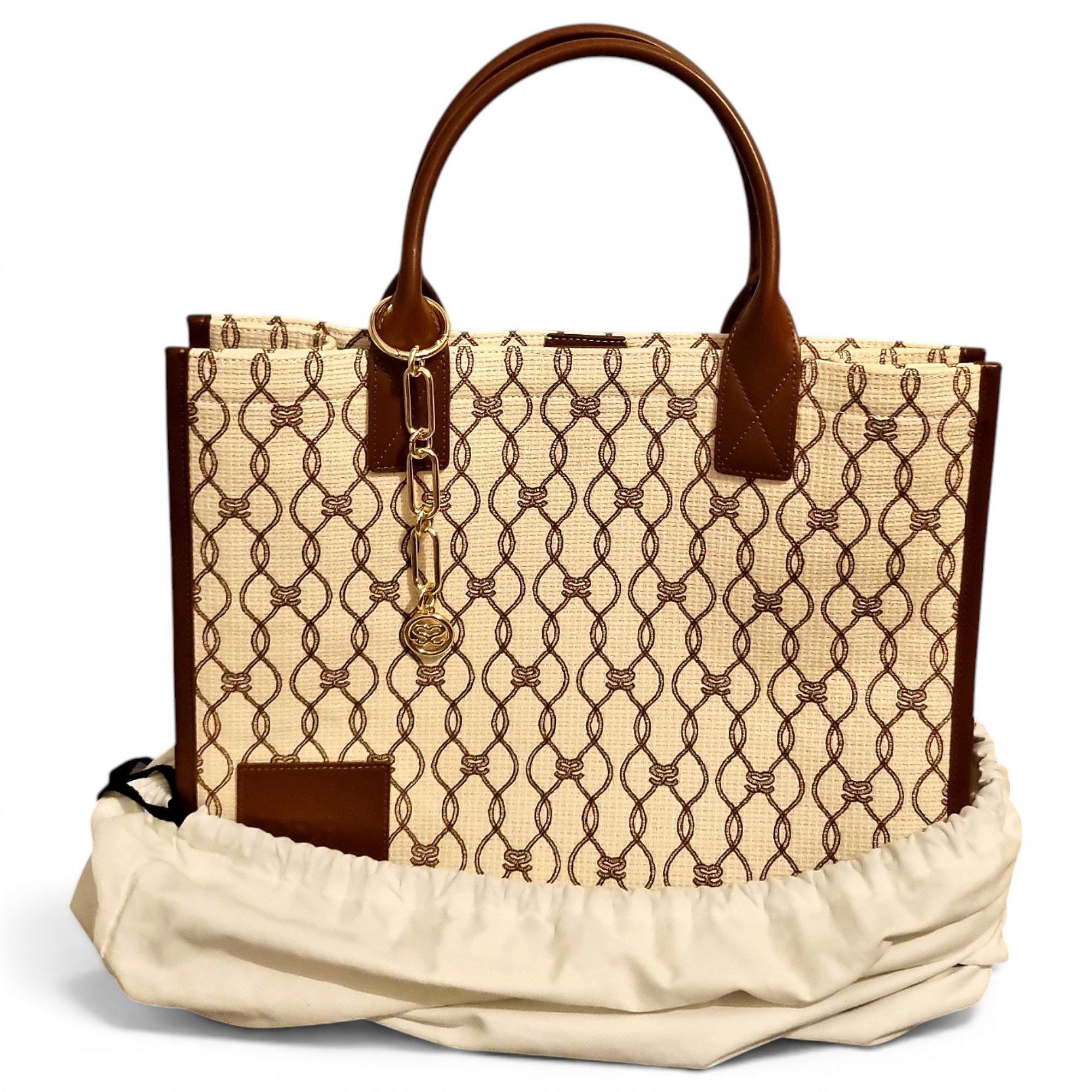 Leather tote