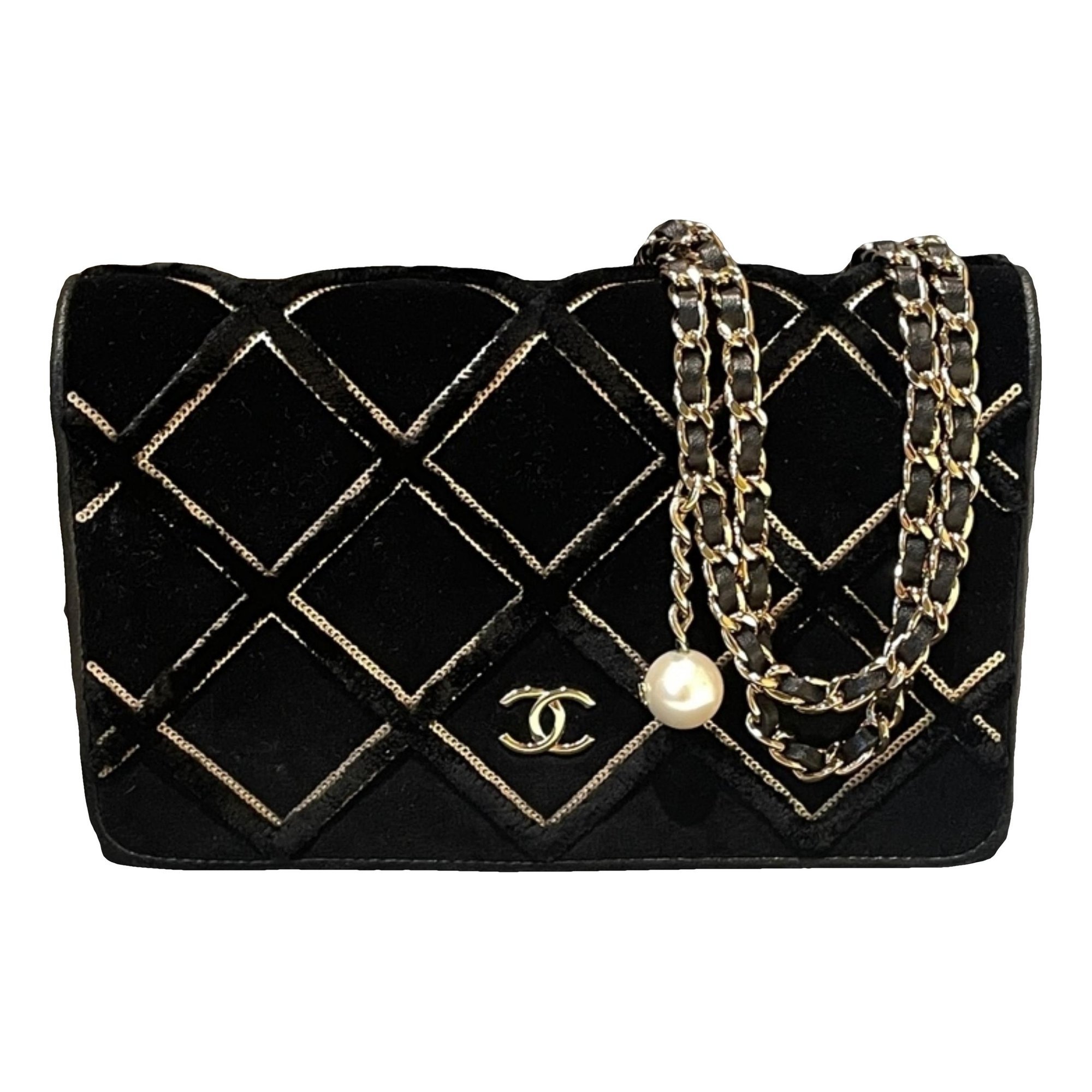 Timeless/Classique velvet crossbody bag