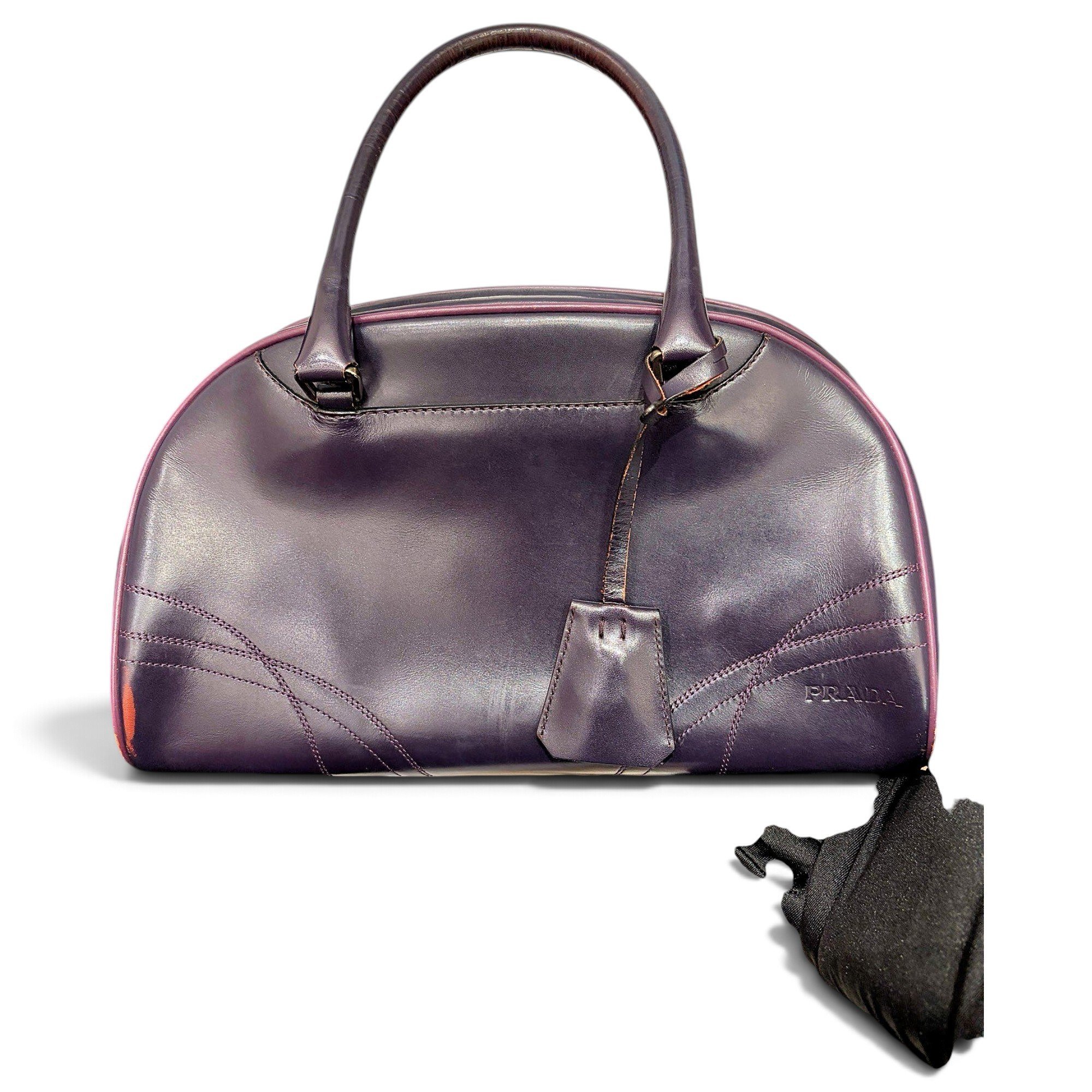 Bowling leather bowling bag