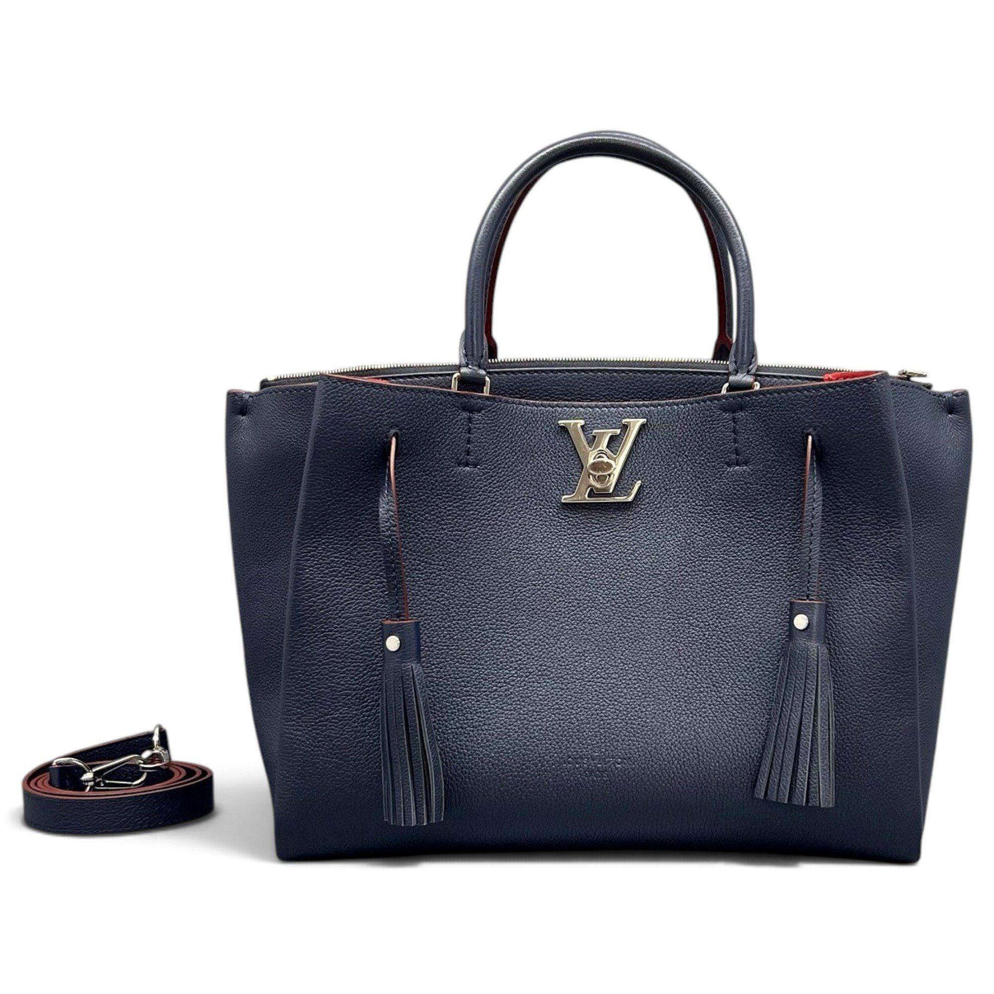 Lockme leather handbag