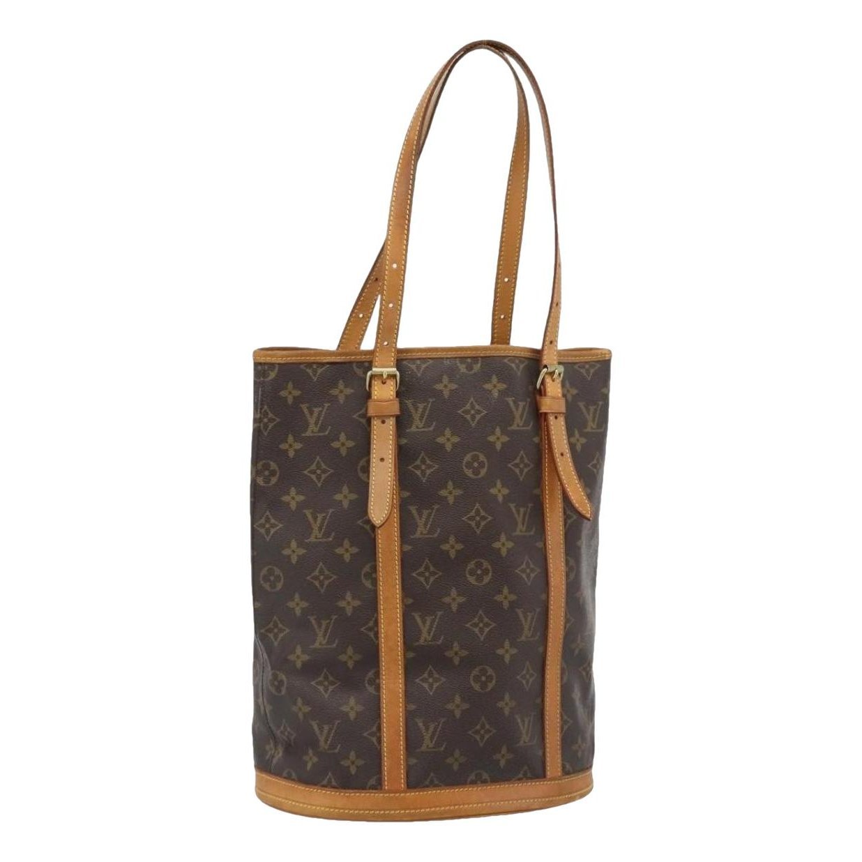 Bucket leather tote