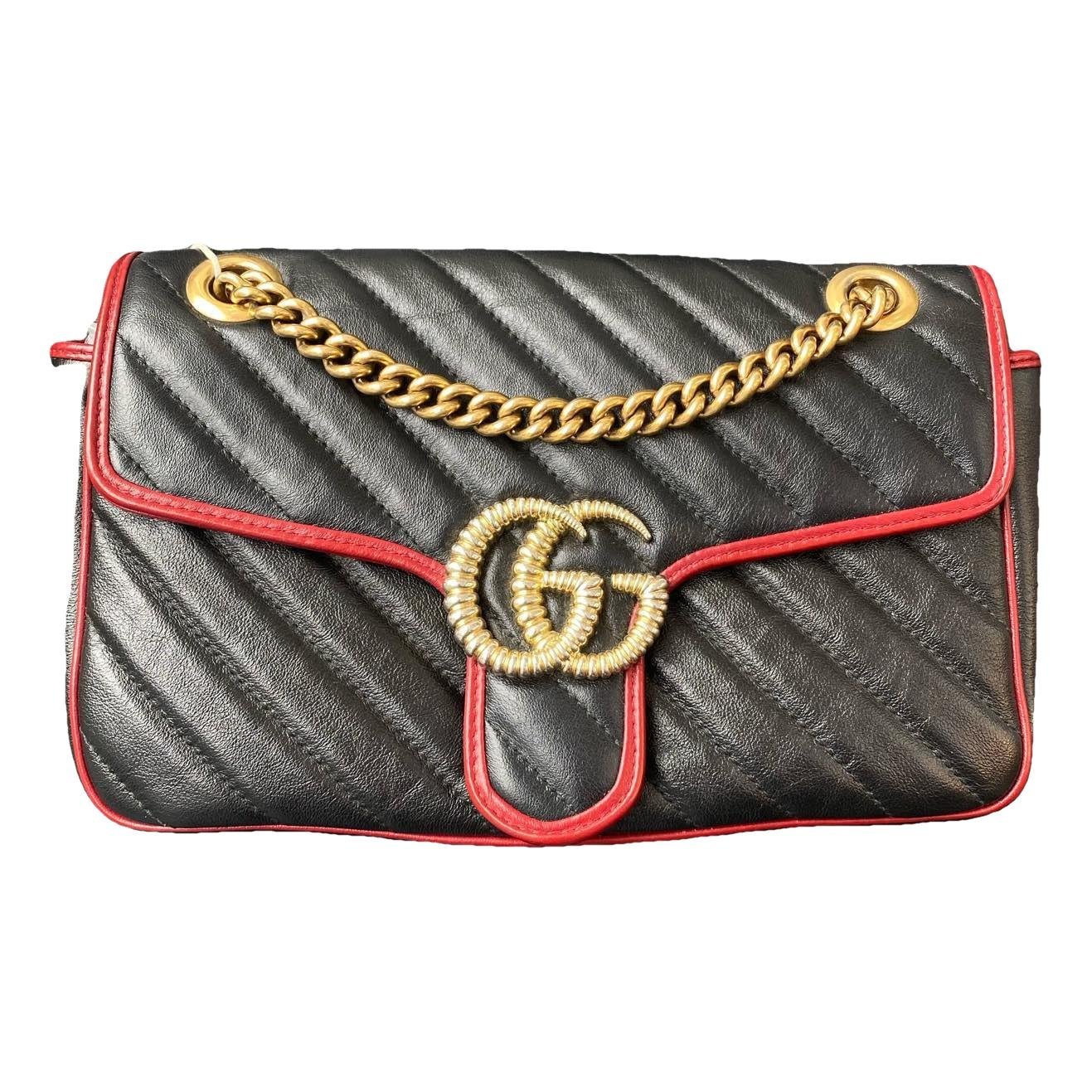 GG Marmont Flap leather handbag