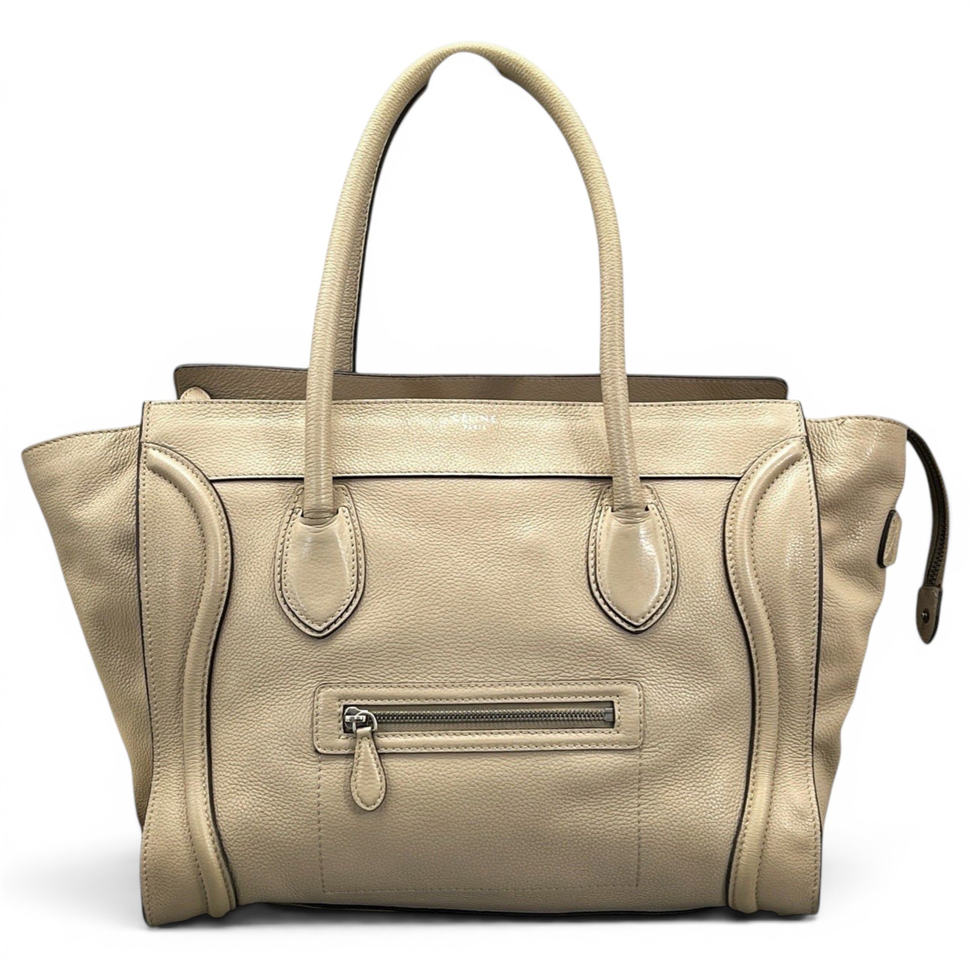 Luggage leather handbag