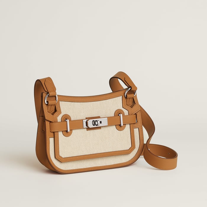 Jypsiere Mini Toile & Cuir Bag