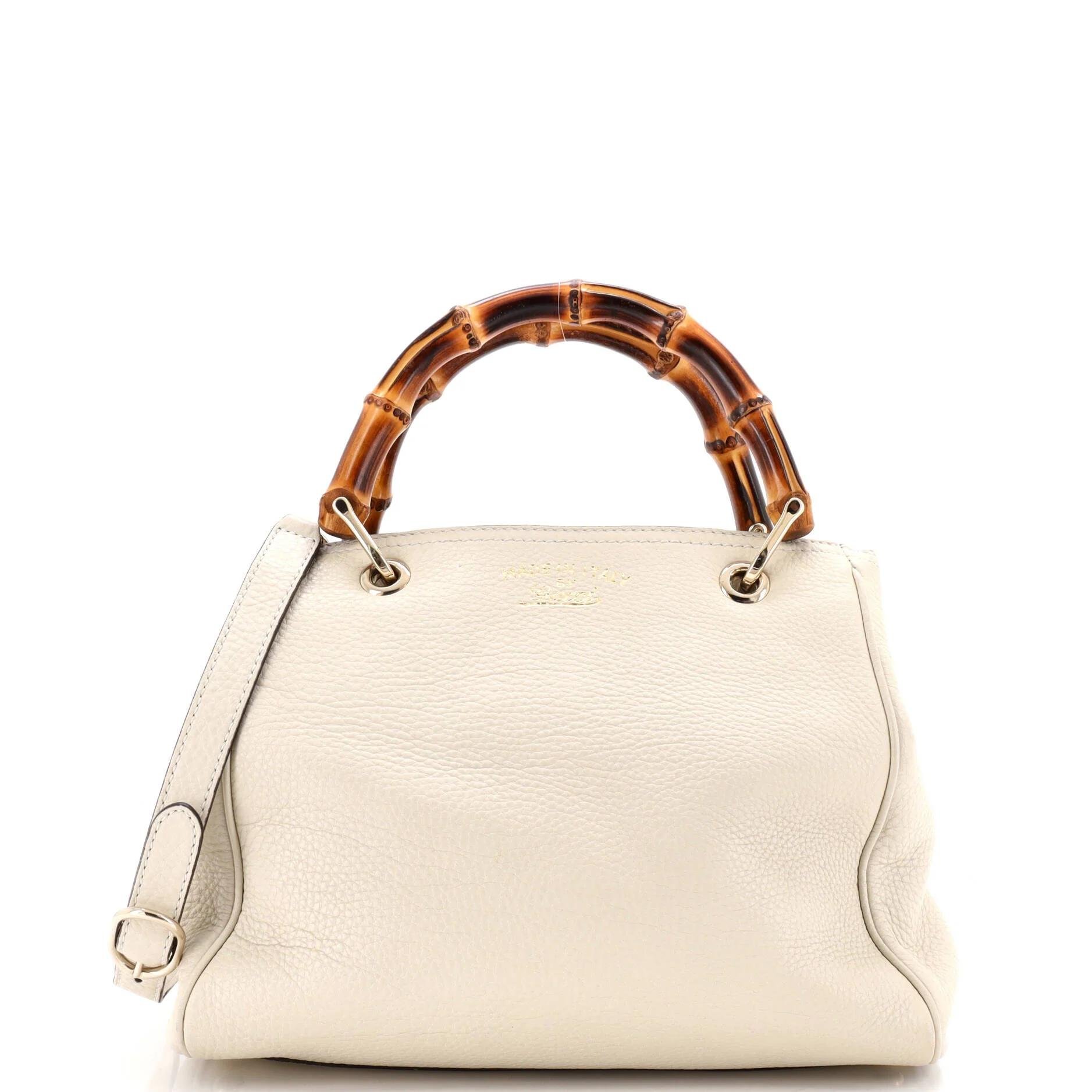 Leather tote