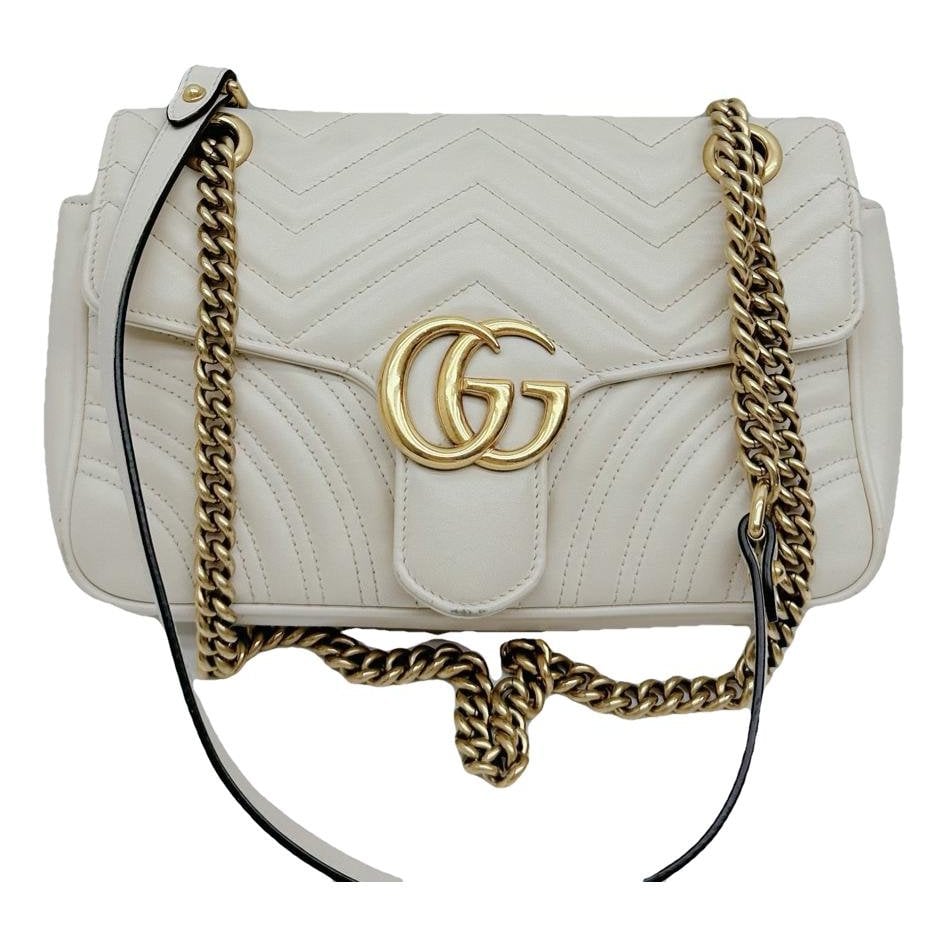 GG Marmont Flap leather crossbody bag