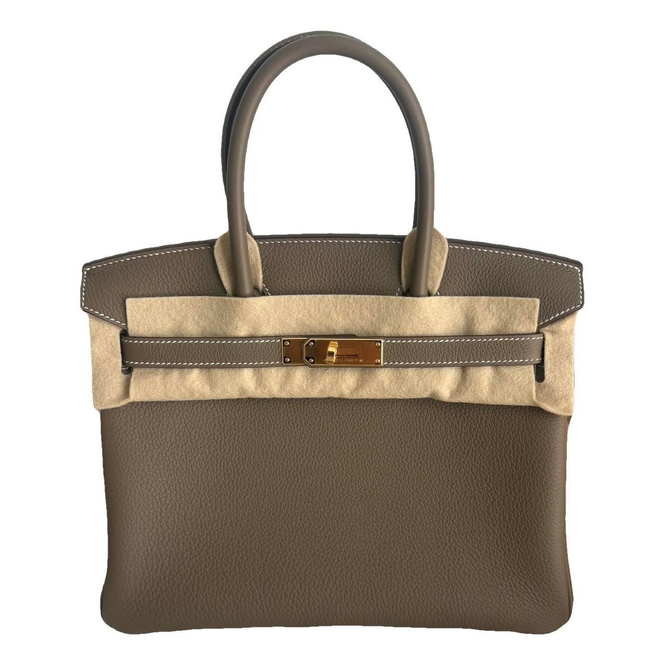 Birkin 30 leather handbag