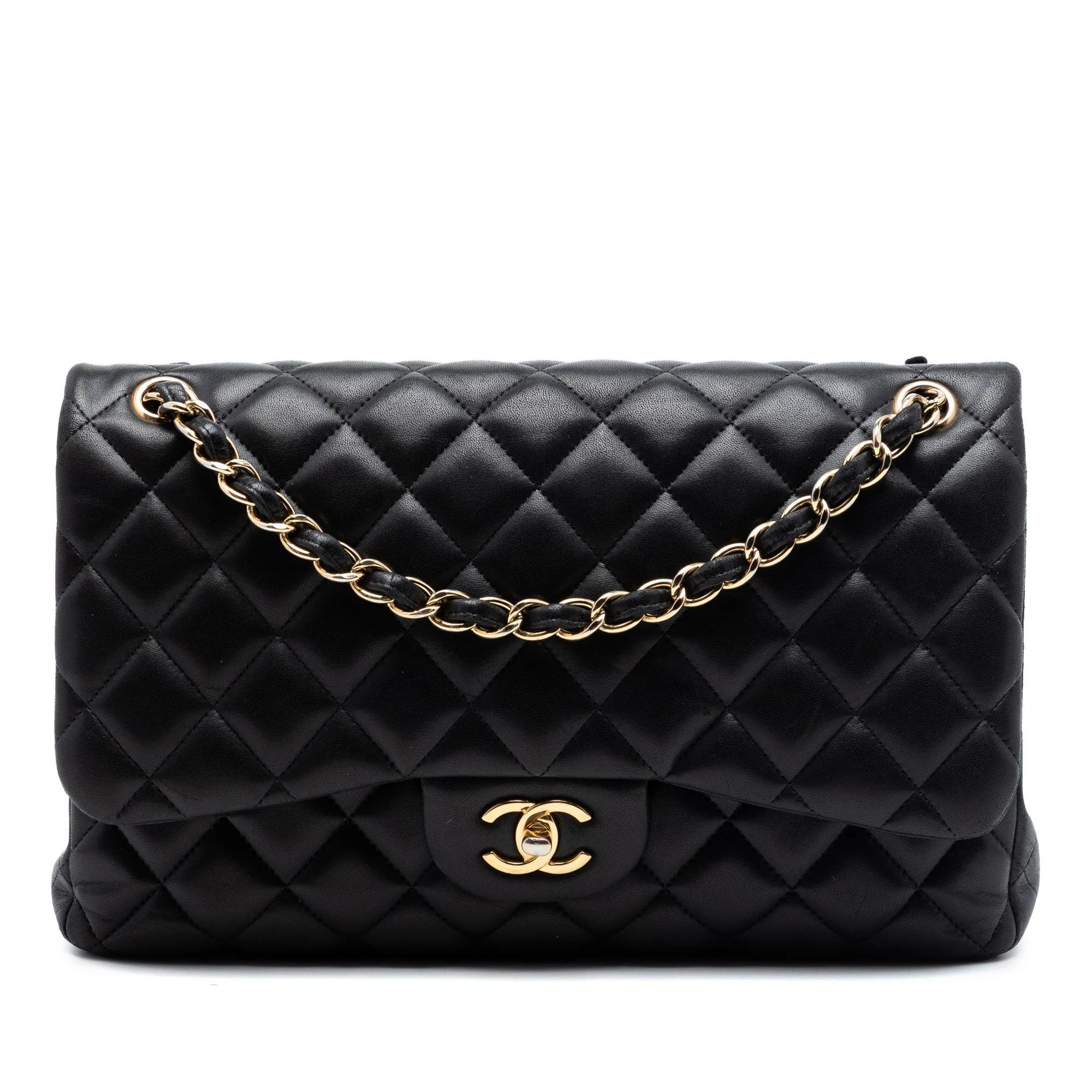 Wallet On Chain Boy Half Flap leather handbag