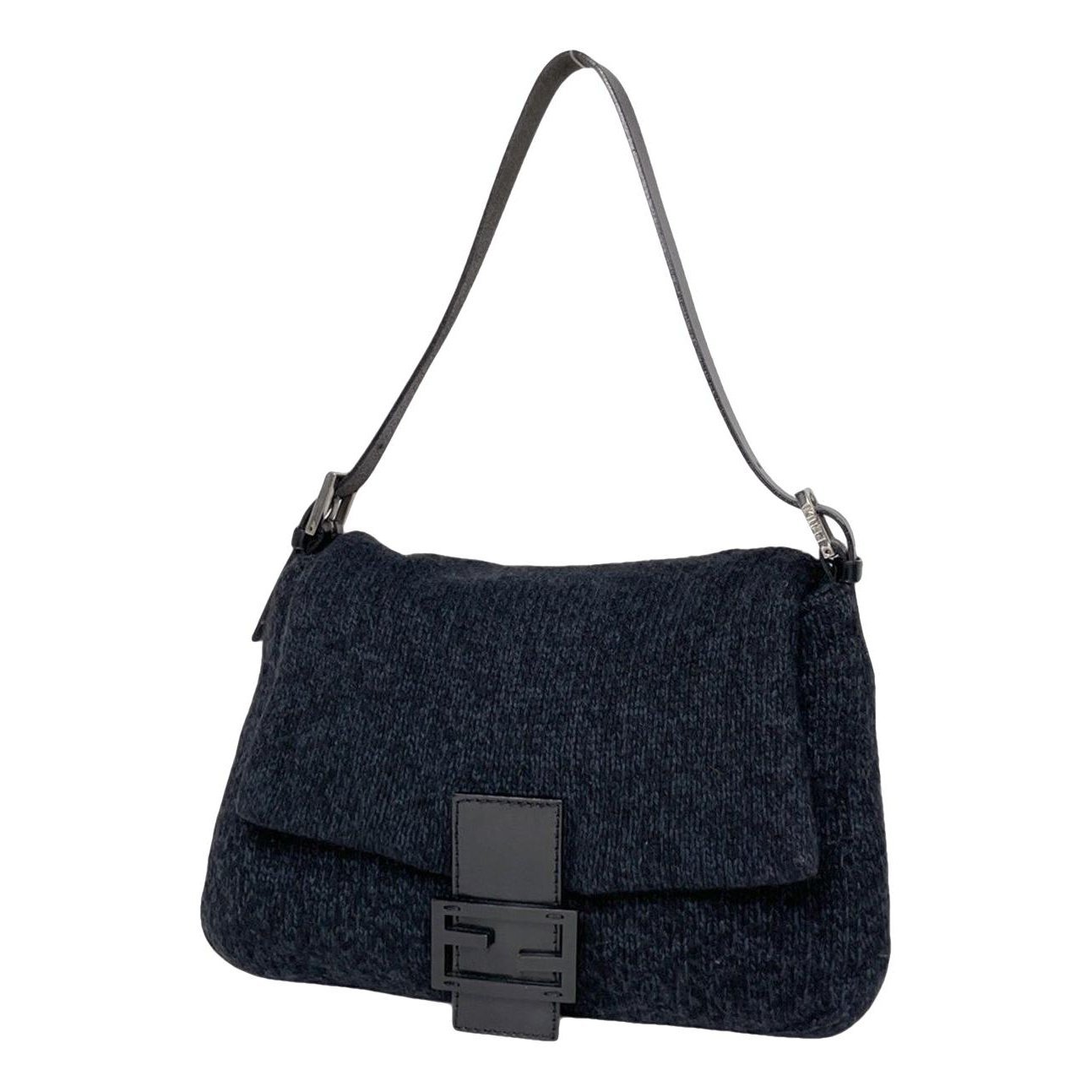 Pocket leather handbag