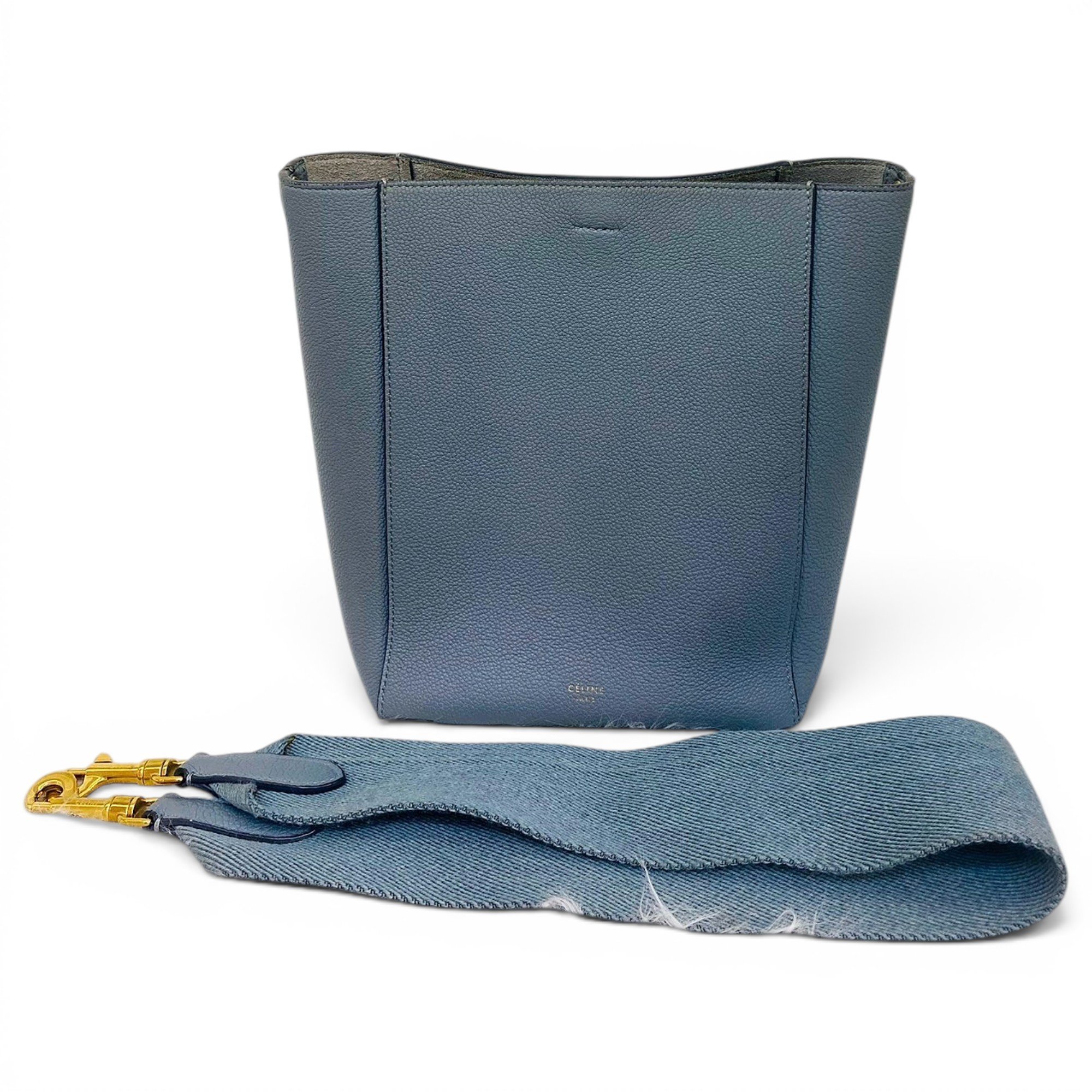 Seau Sangle leather handbag