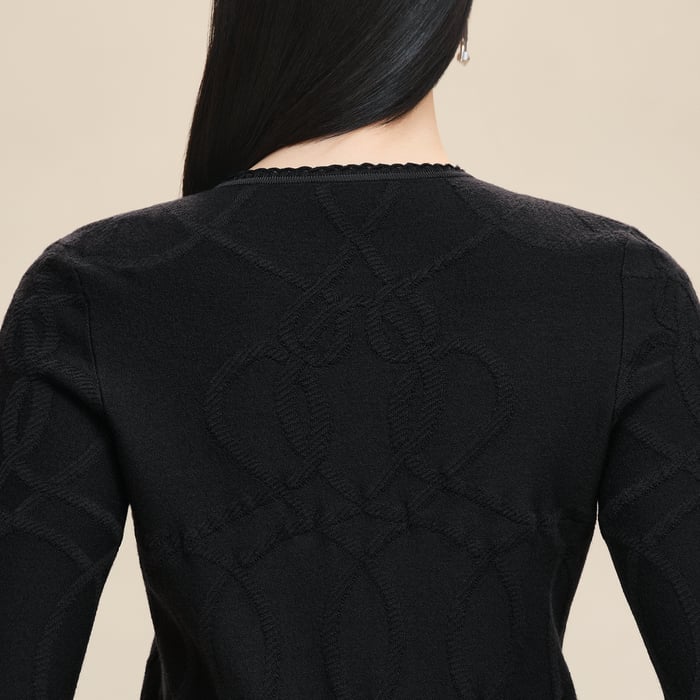 Noir "Palefroi Remix" Light Half-length Sleeves Cardigan