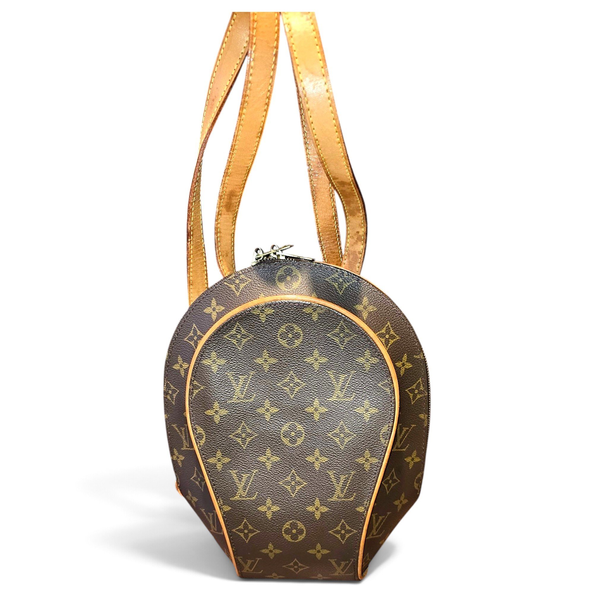 Ellipse leather backpack