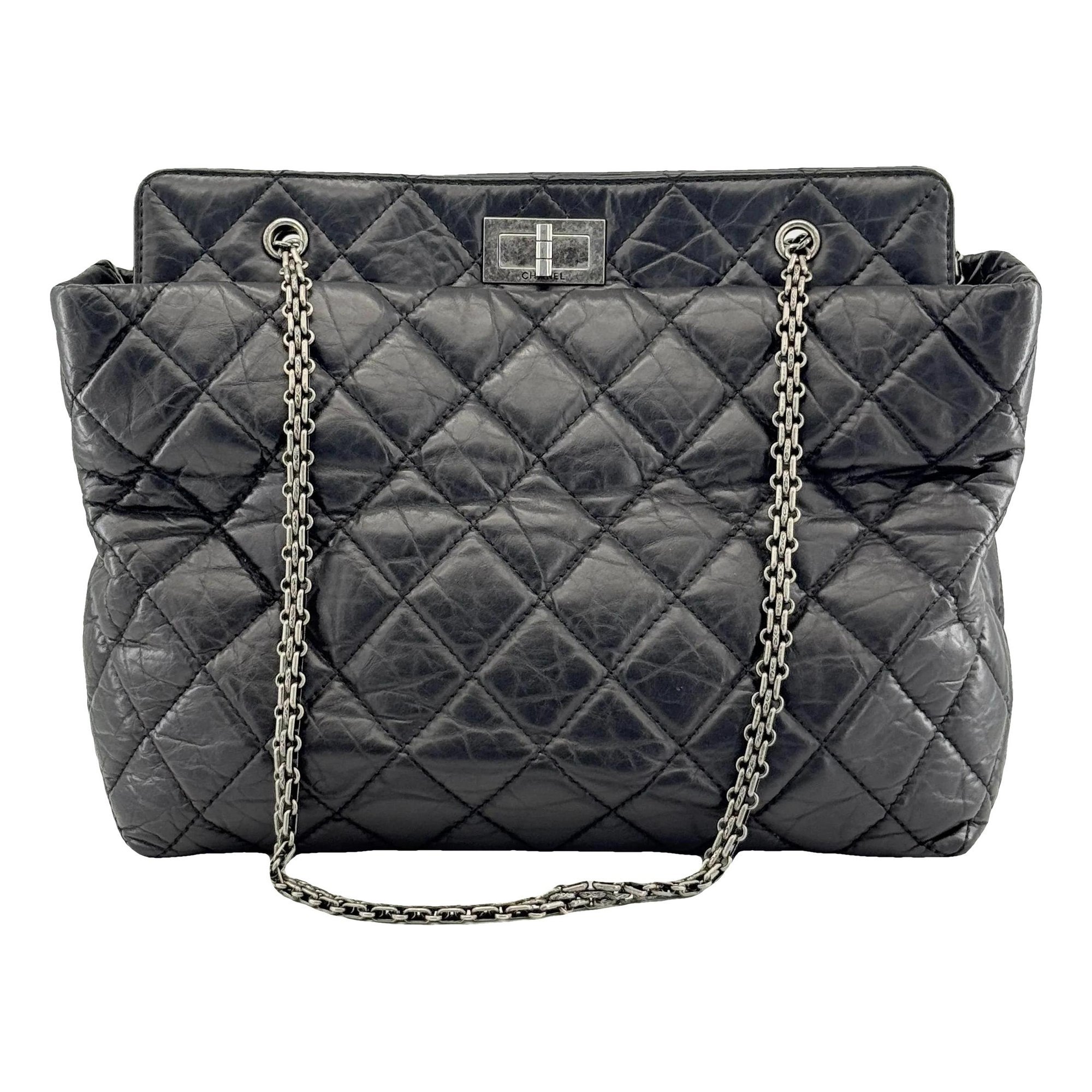 2.55 leather tote