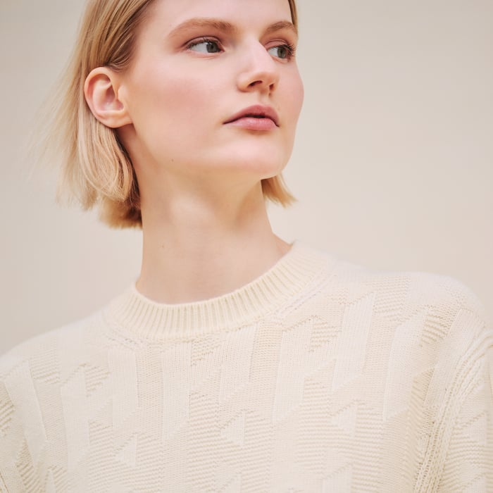 Blanc Naturel Oversized Sweater Dress