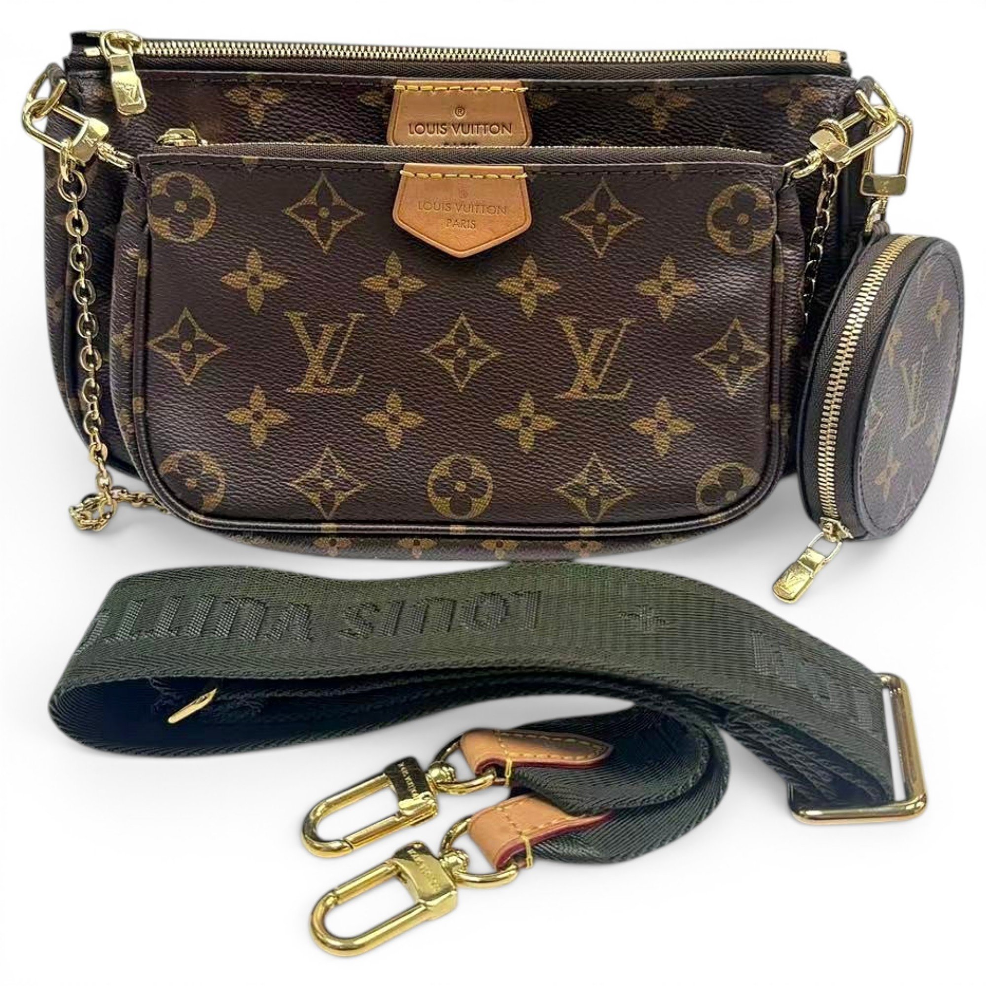Multi Pochette Accessoires leather crossbody bag