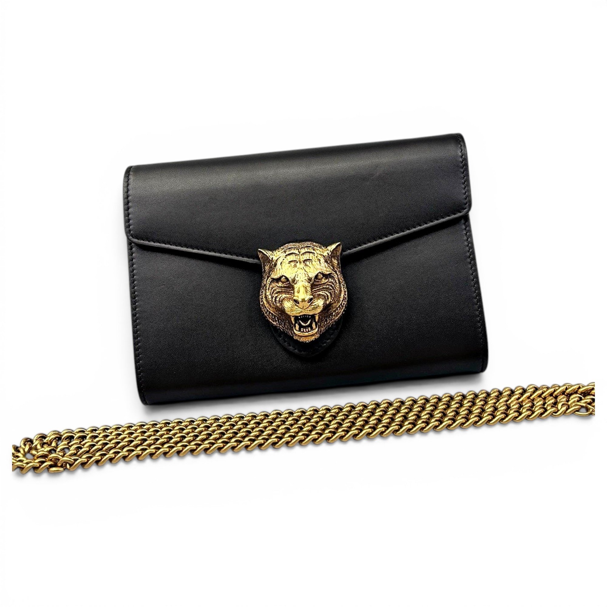 Animalier leather handbag