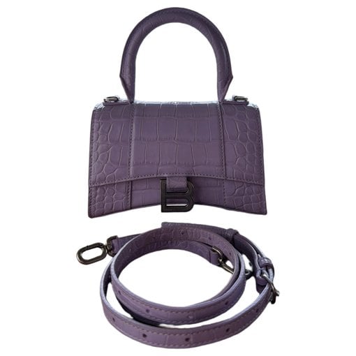 Hourglass patent leather crossbody bag