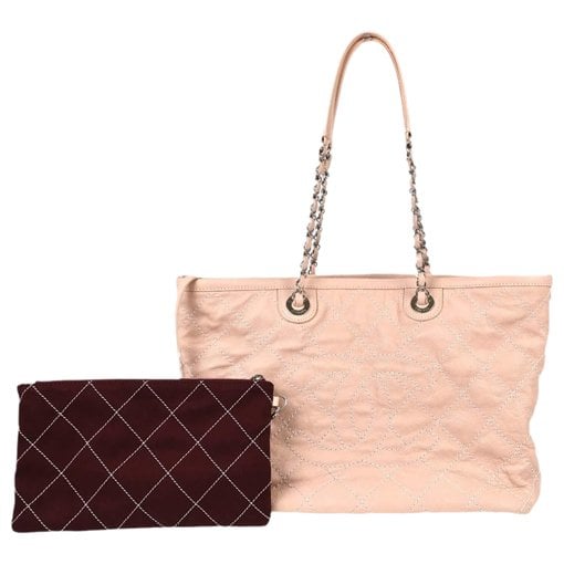 Leather tote