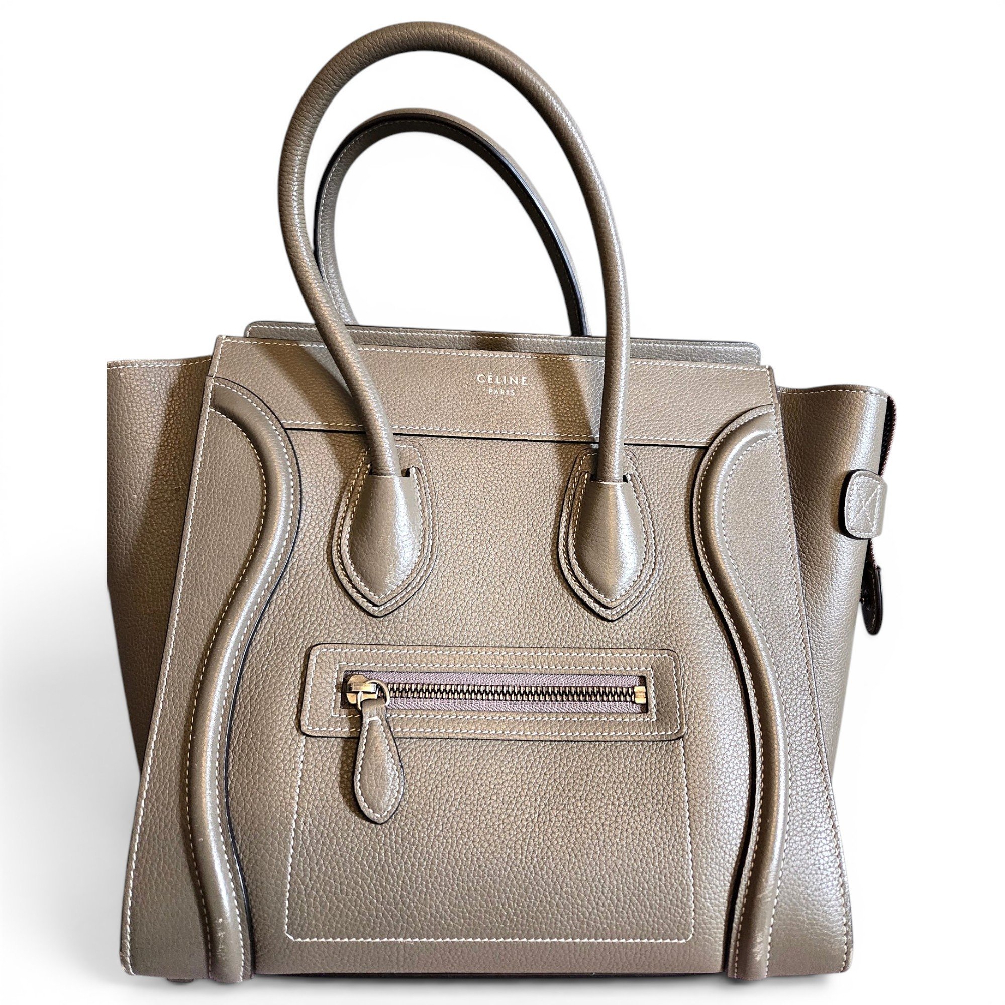 Luggage leather handbag
