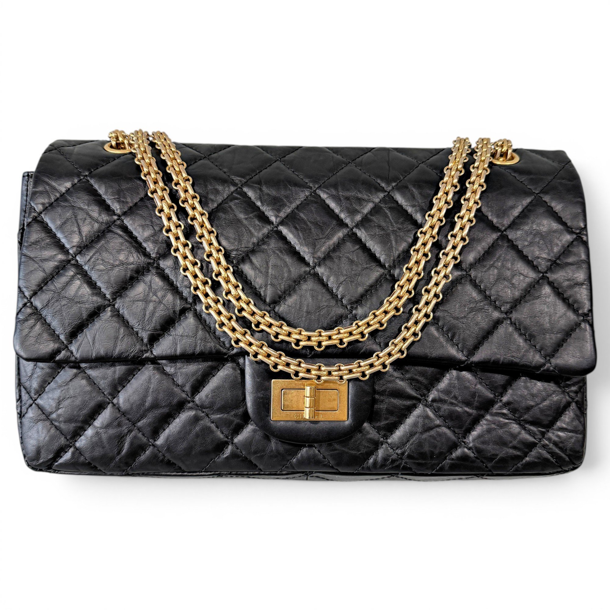 2.55 leather handbag