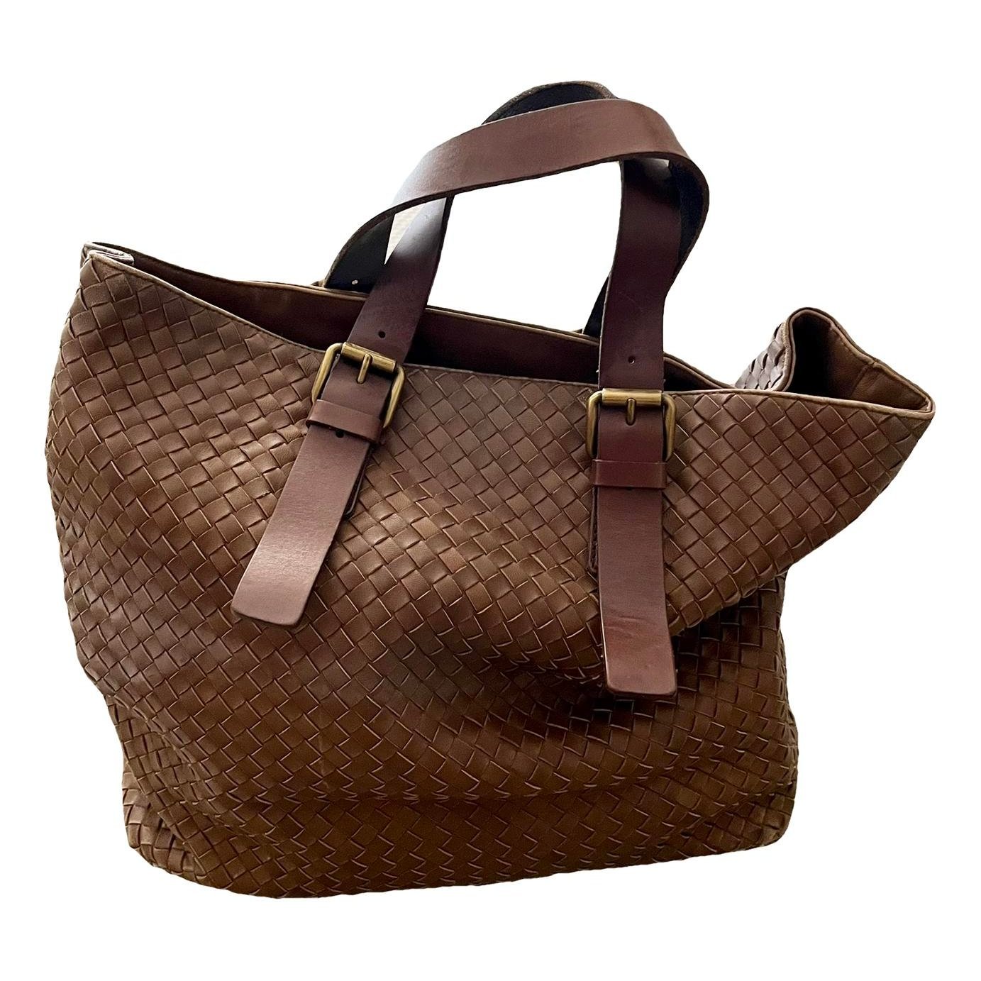 Leather tote