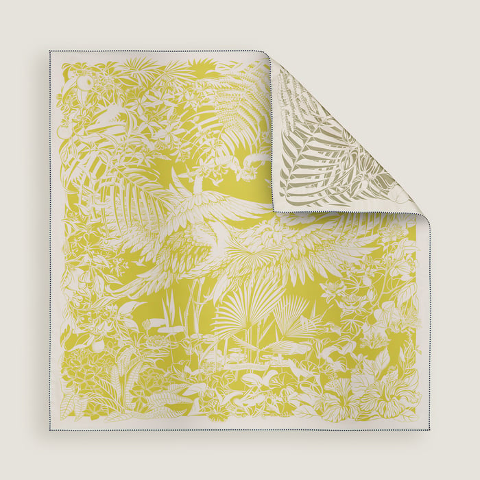 Flamingo Party Tattoo Double Face Scarf 90