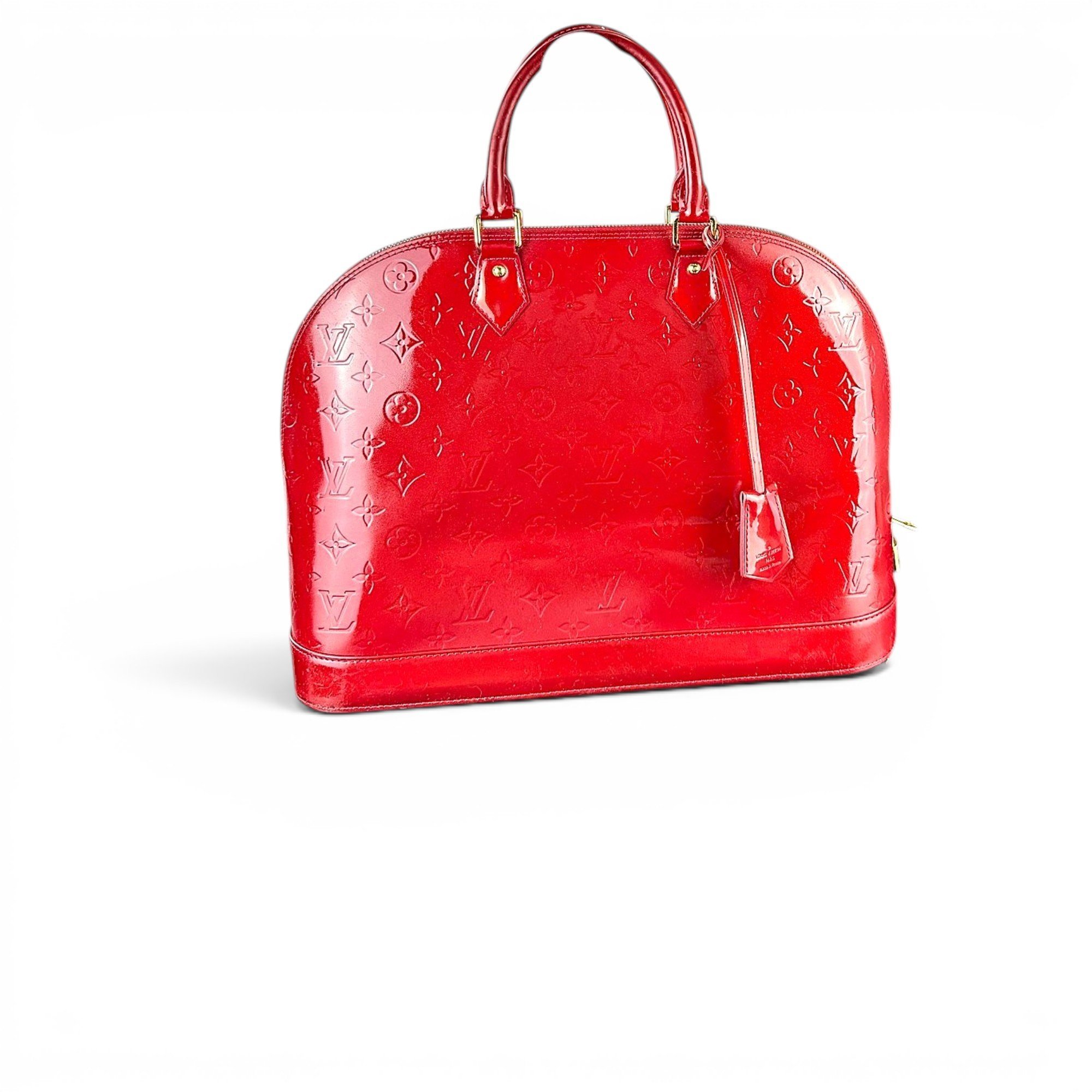 Alma patent leather handbag