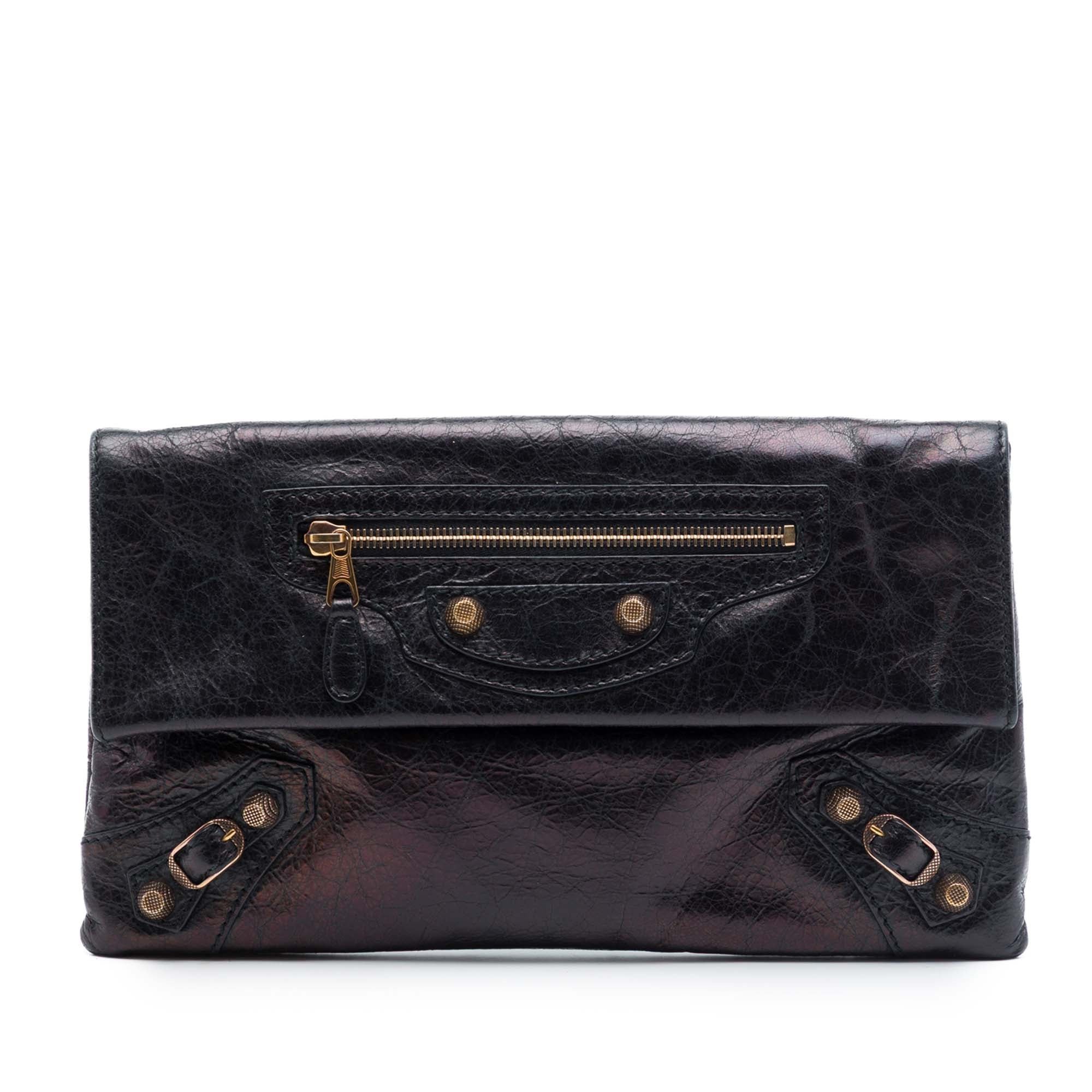 Envelop pony-style calfskin handbag