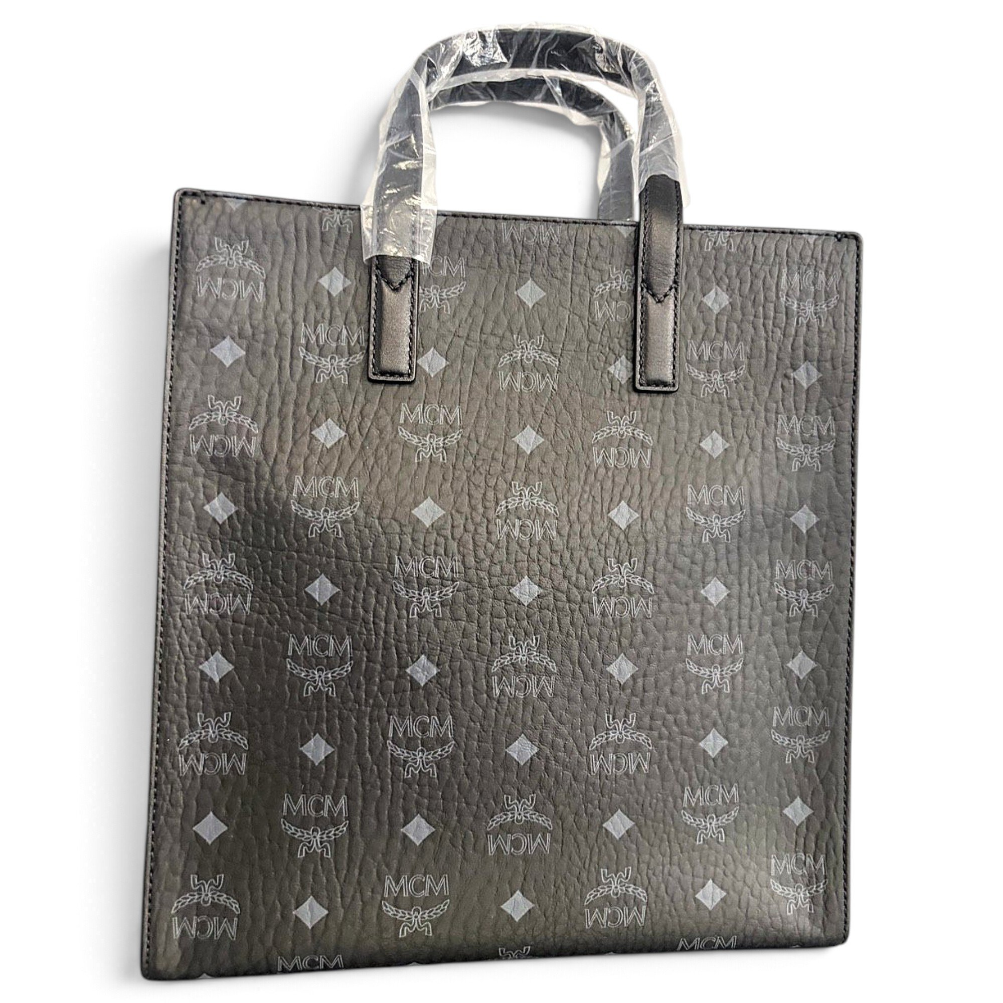 Vegan leather tote