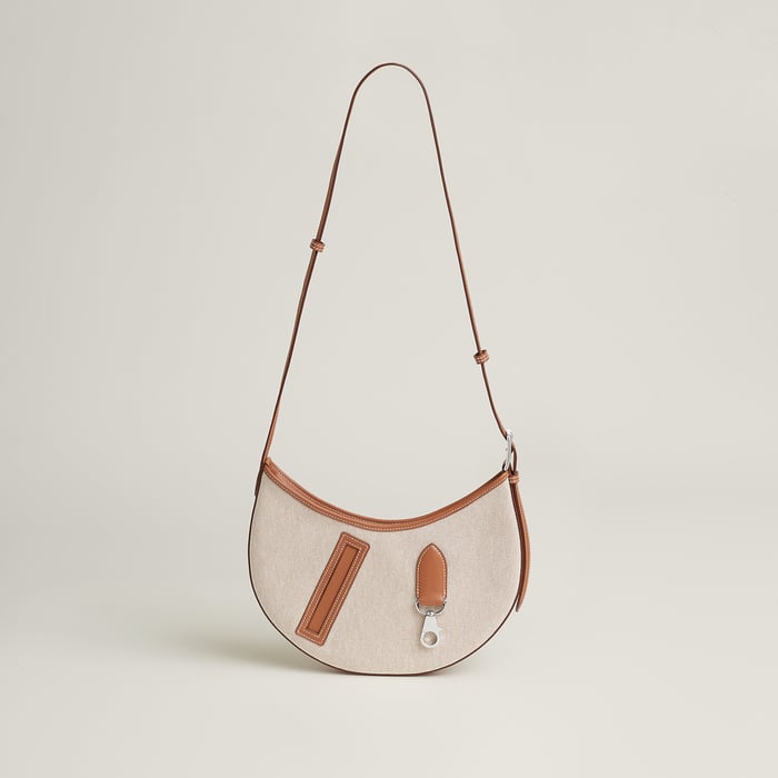 P'tit Arcon Toile & Cuir Bag