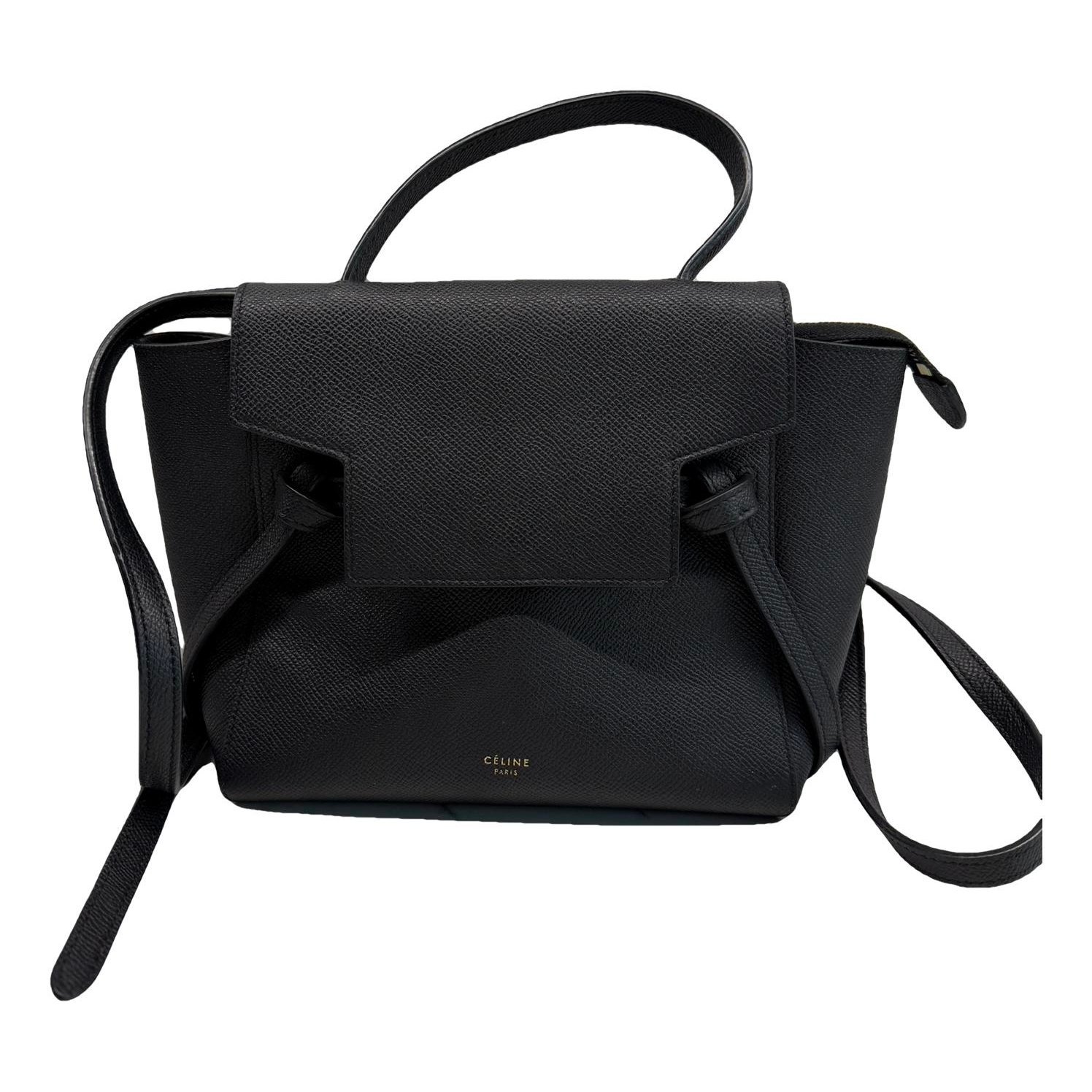 Belt leather handbag