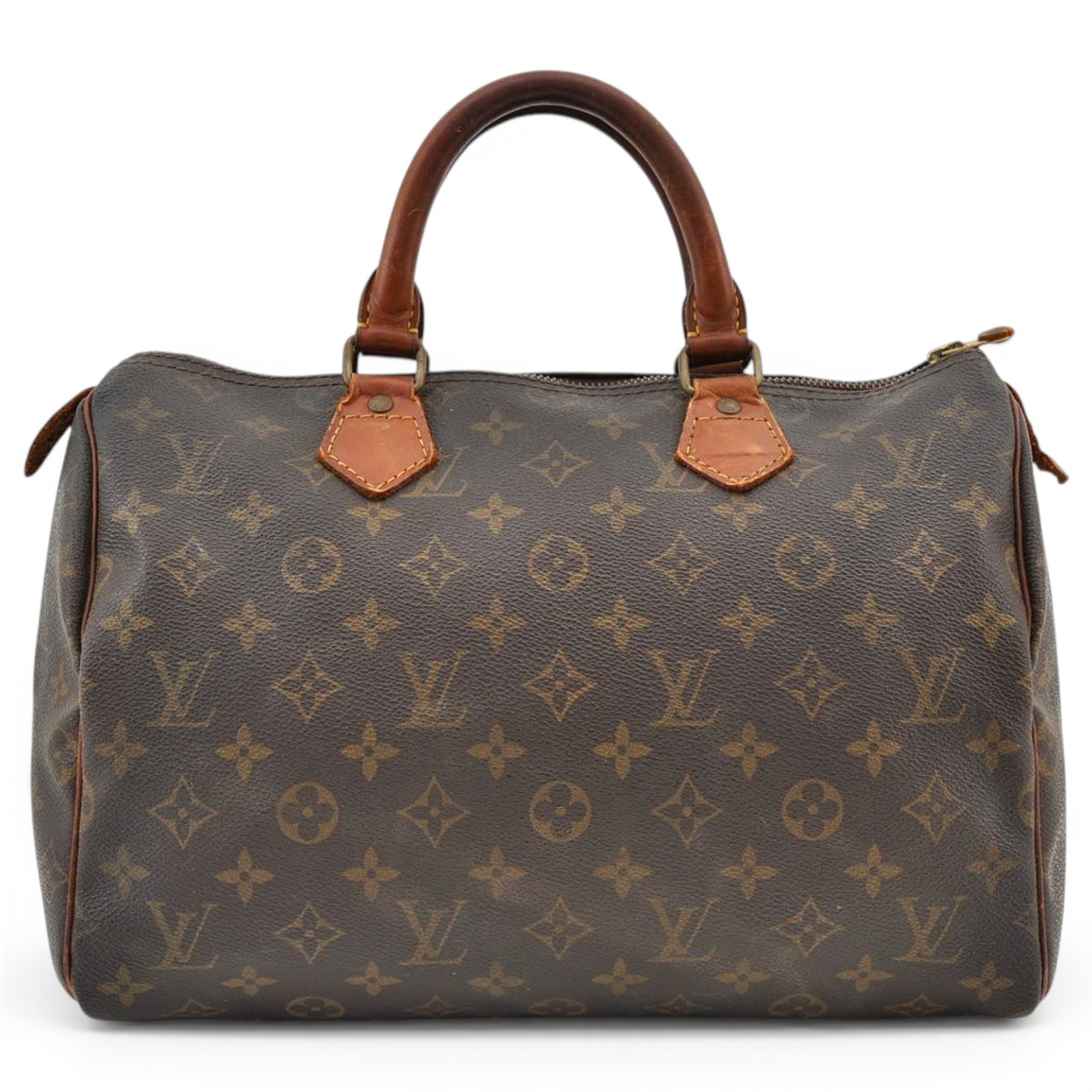 Speedy leather handbag