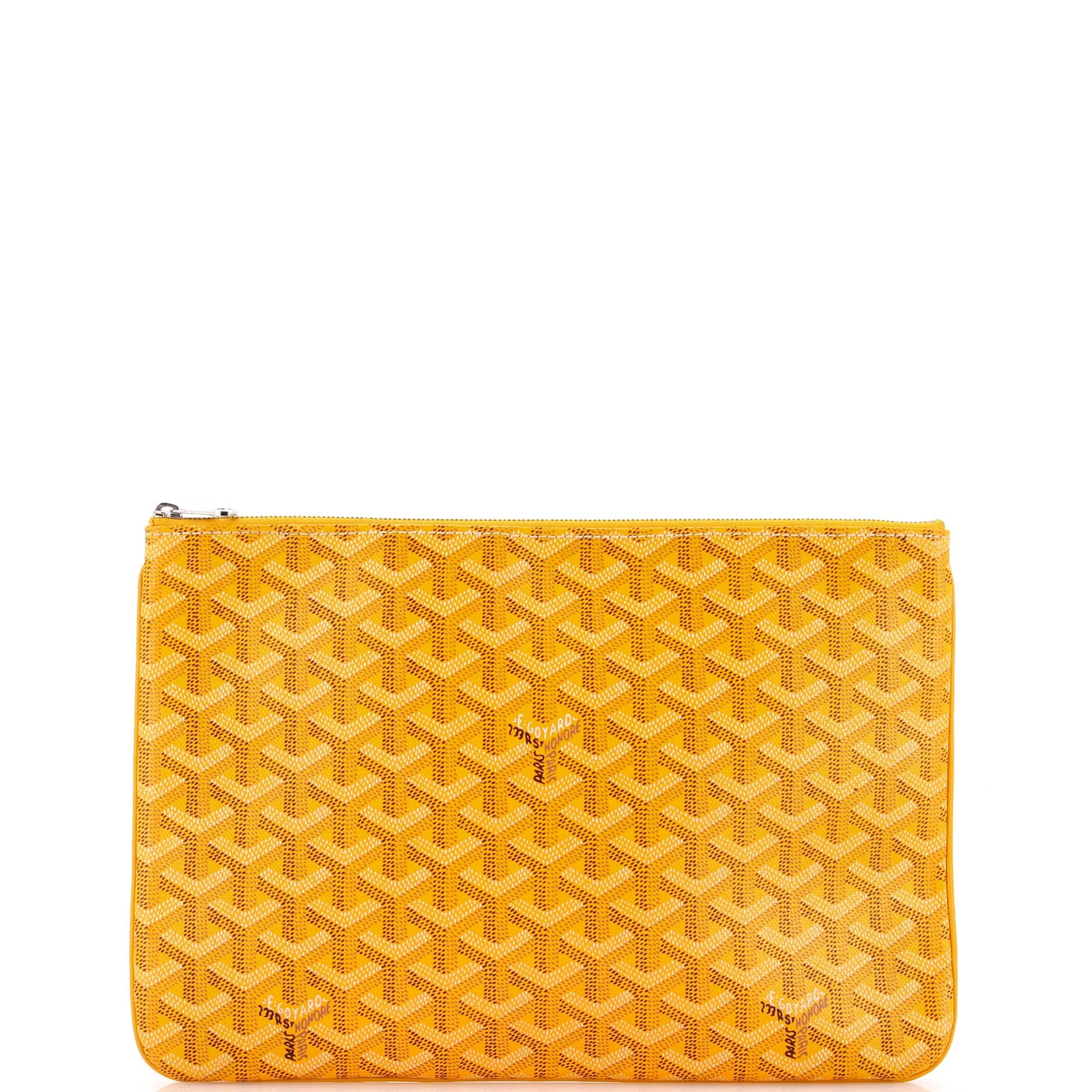 Goyard Senat Zip Pouch Coated Canvas MM