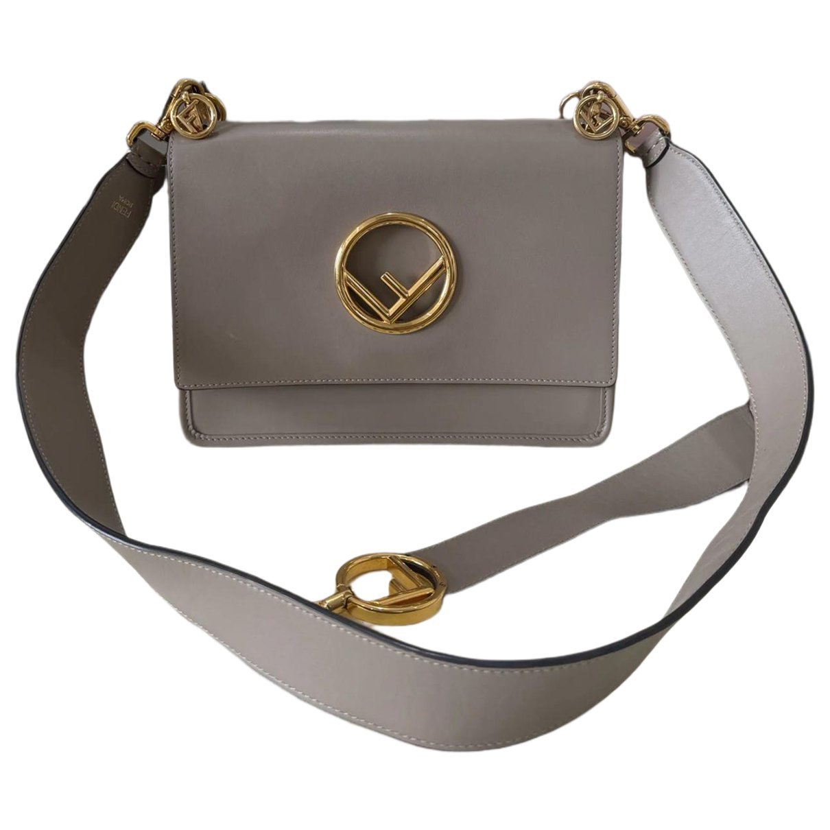 Kan I Logo leather handbag