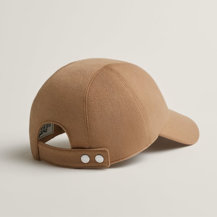 Beige Camel Davis H Sellier Cap