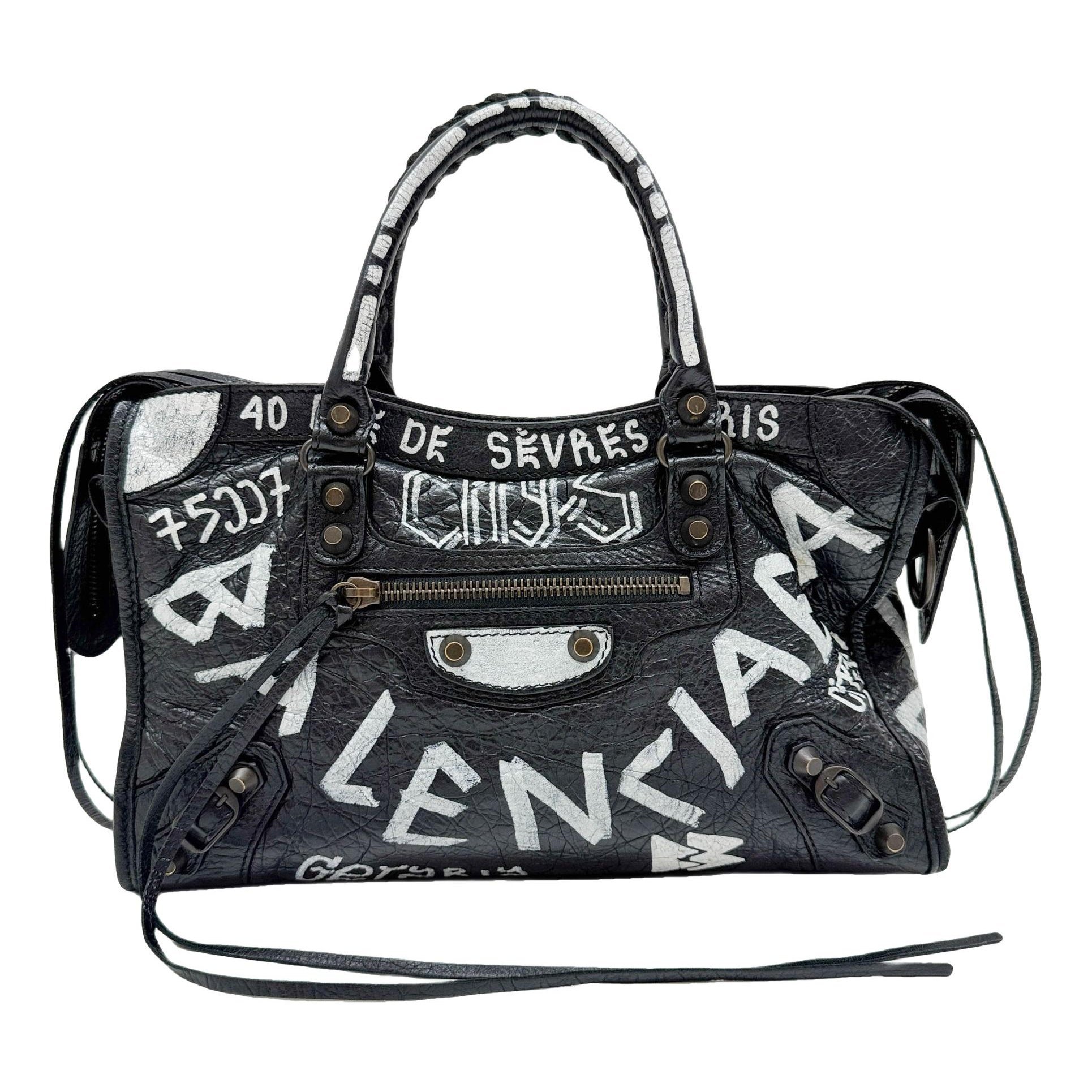 City leather mini bag