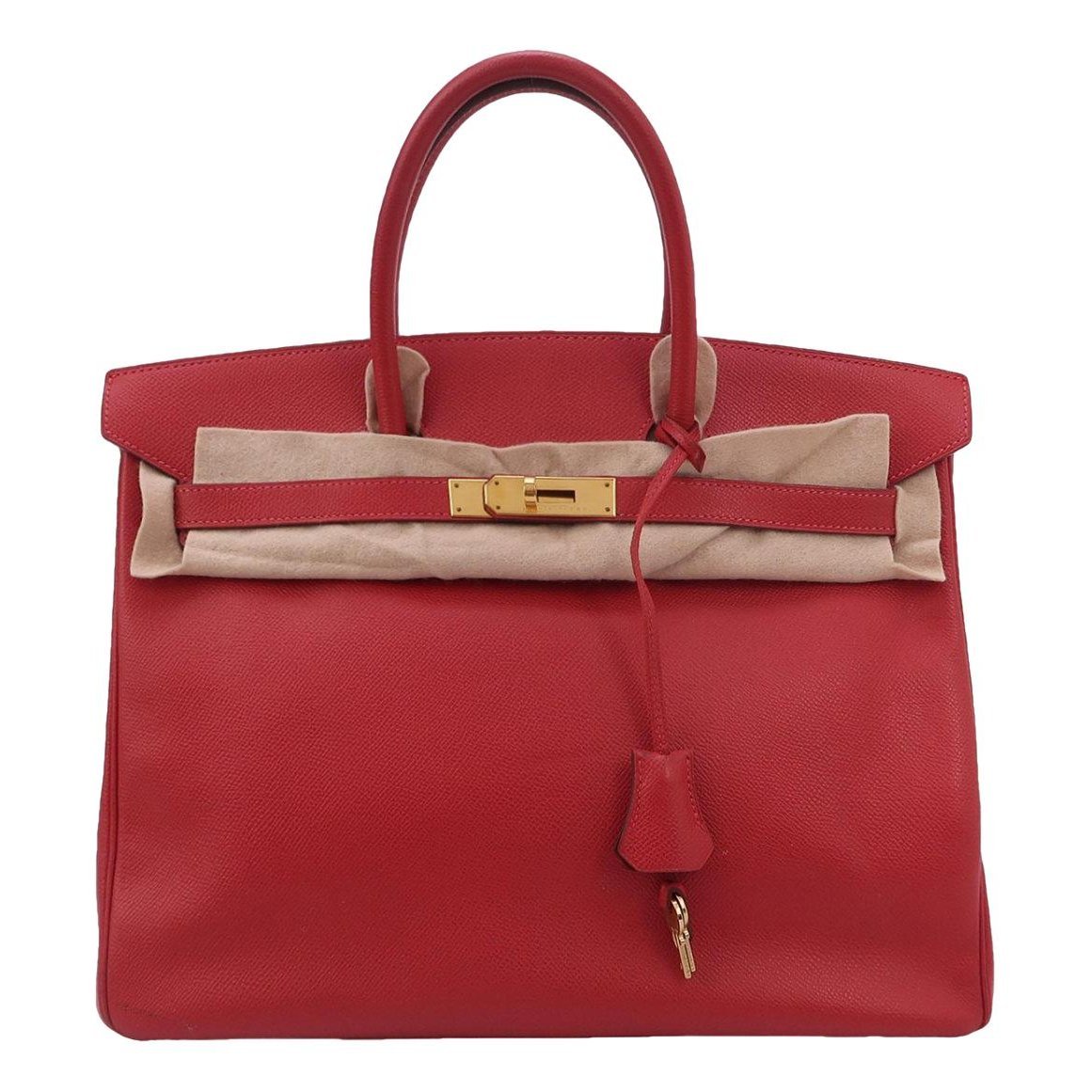 Birkin 35 leather handbag