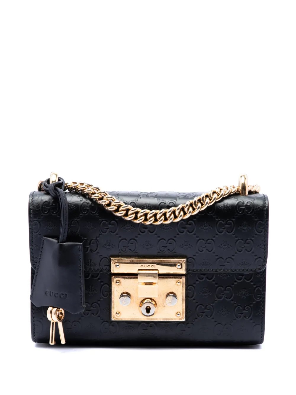 2016-2026 Small Guccissima Padlock crossbody bag