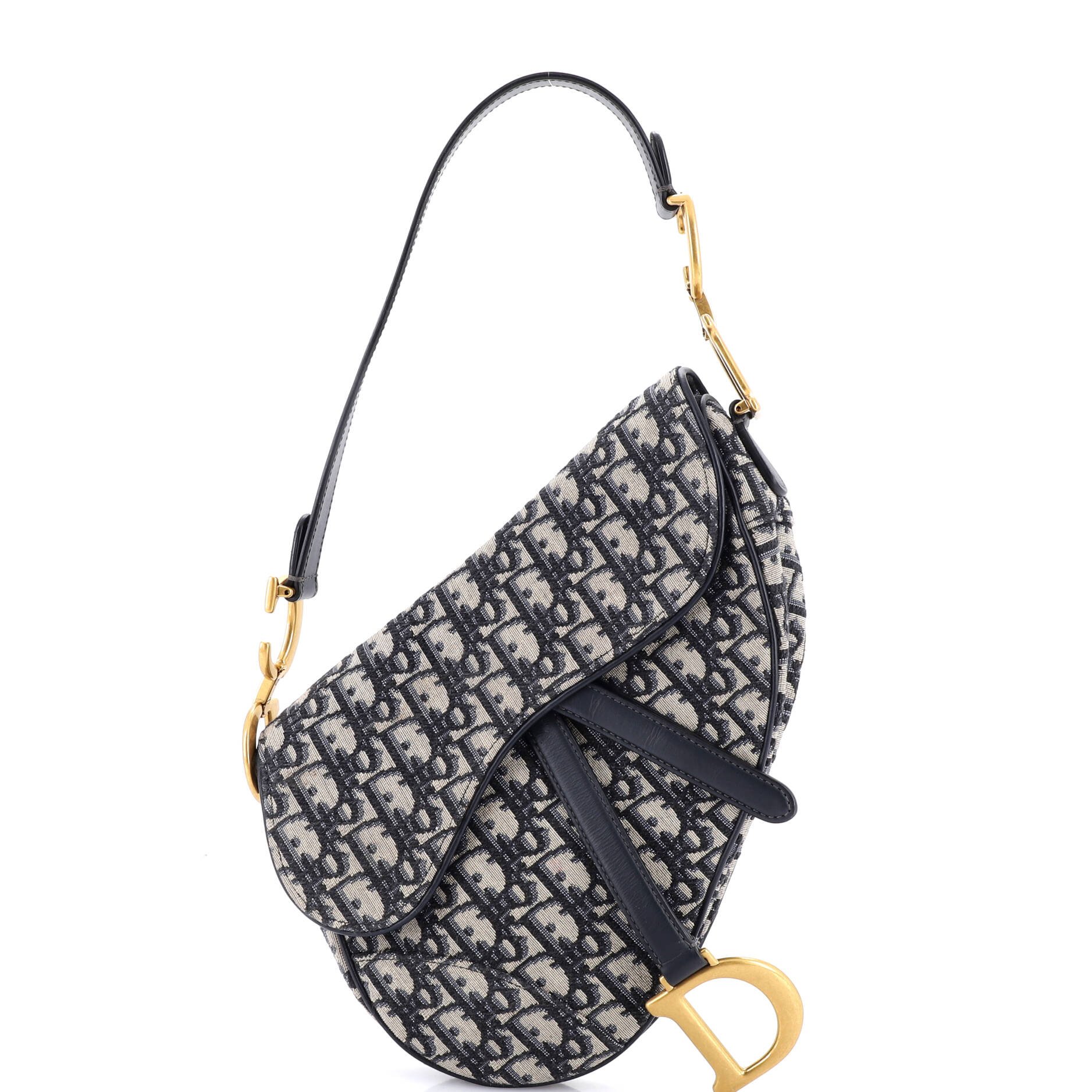 Dior Saddle Handbag Oblique Canvas Medium