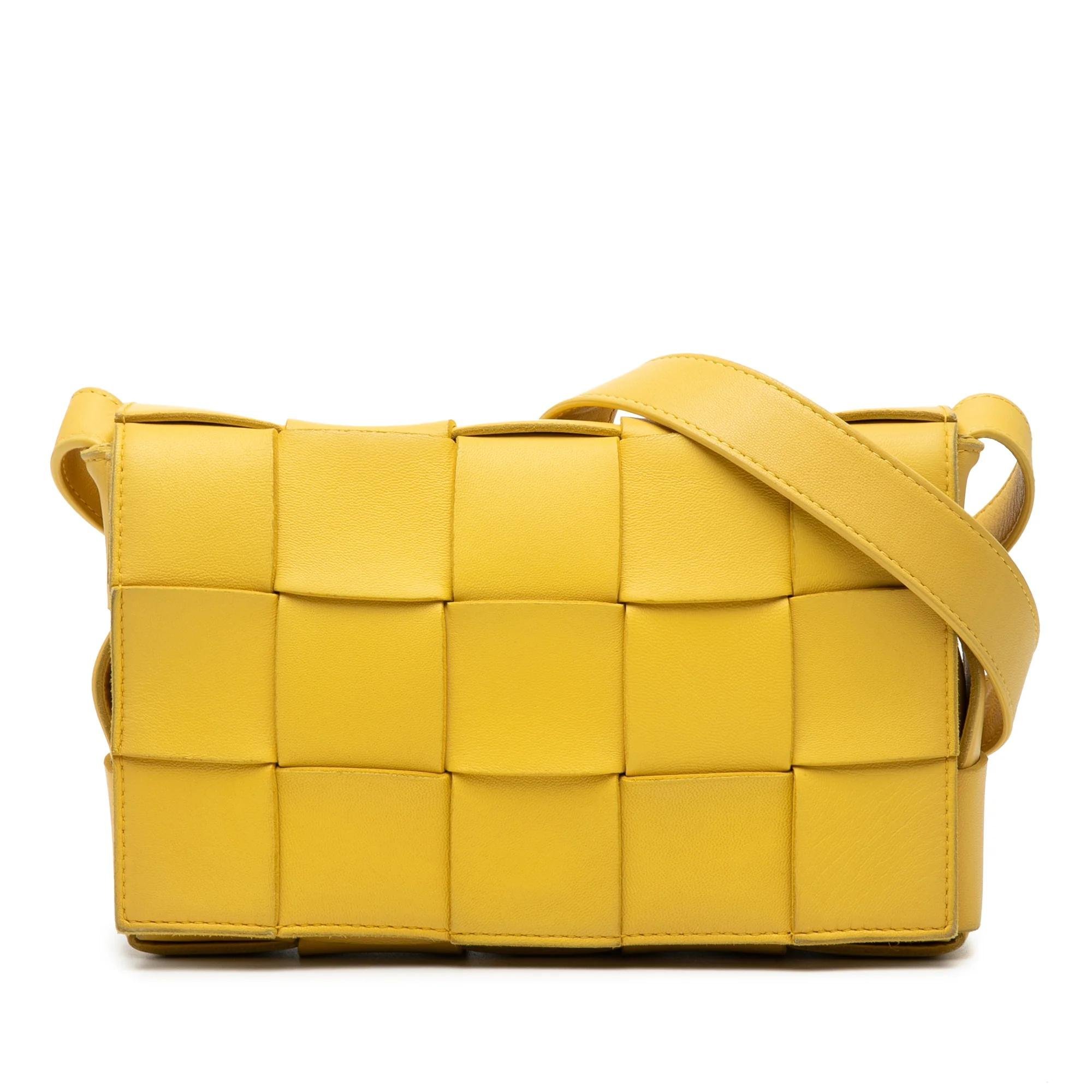 Cassette leather crossbody bag