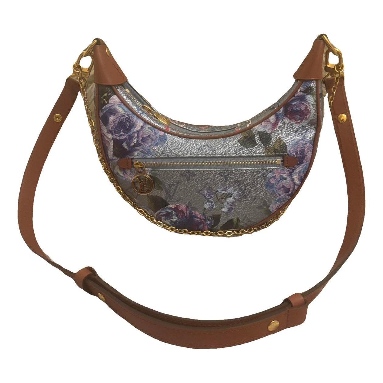 Loop leather crossbody bag