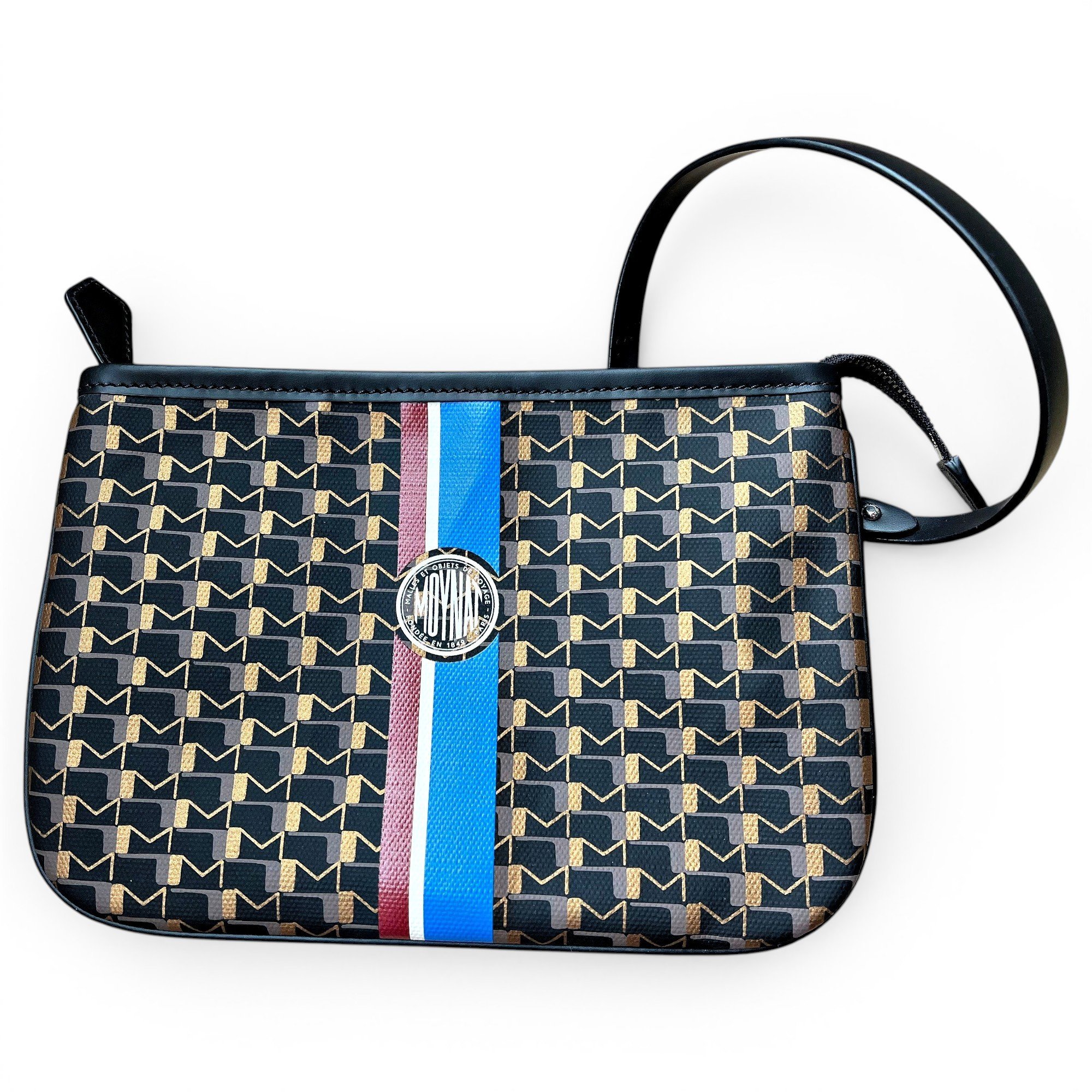 Leather clutch bag